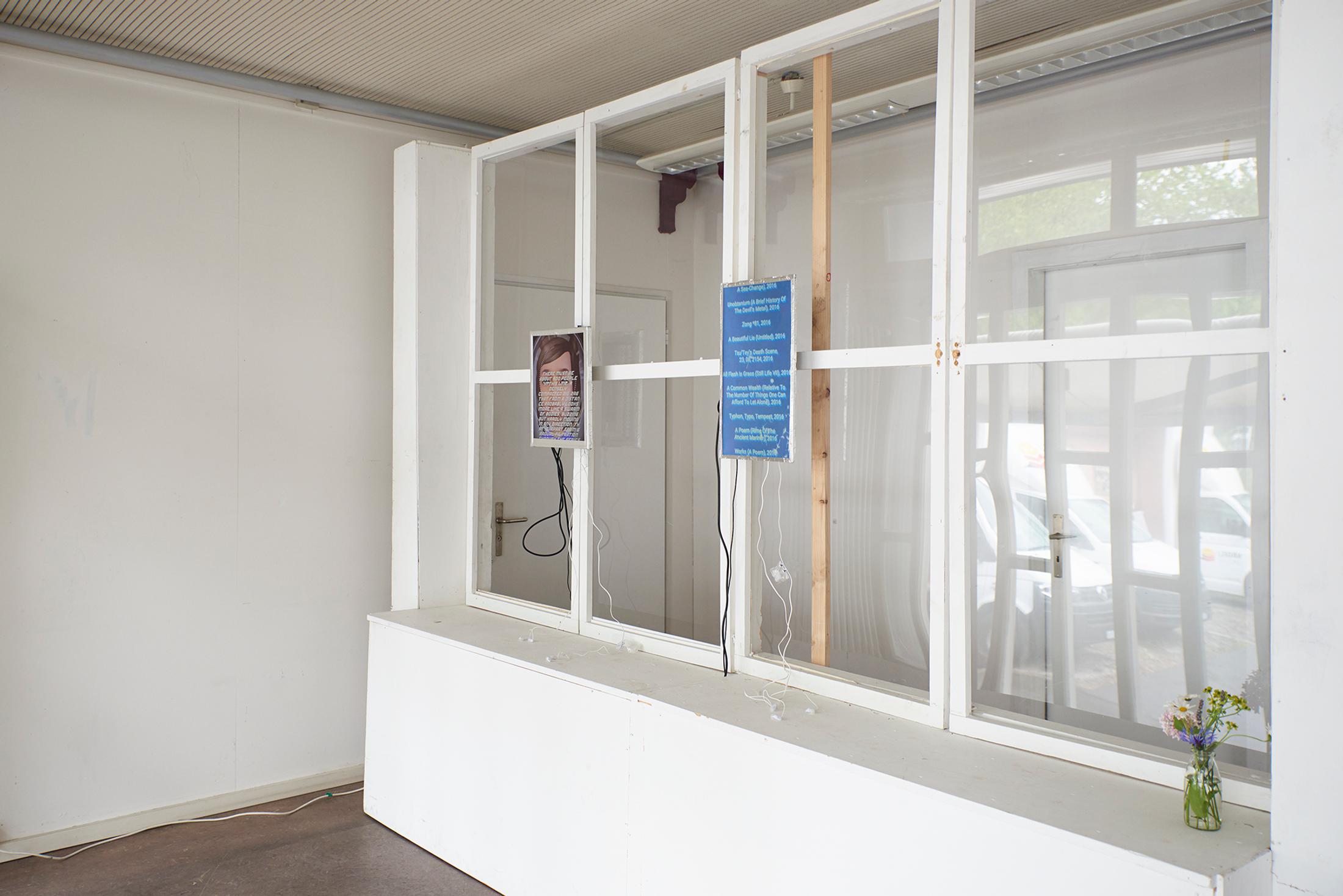 Exhibition View Groupshow «Spiral Arms» at Longtang, Zurich, 2019 / Photo: James Bantone / Courtesy: the artists and Longtang, Zurich