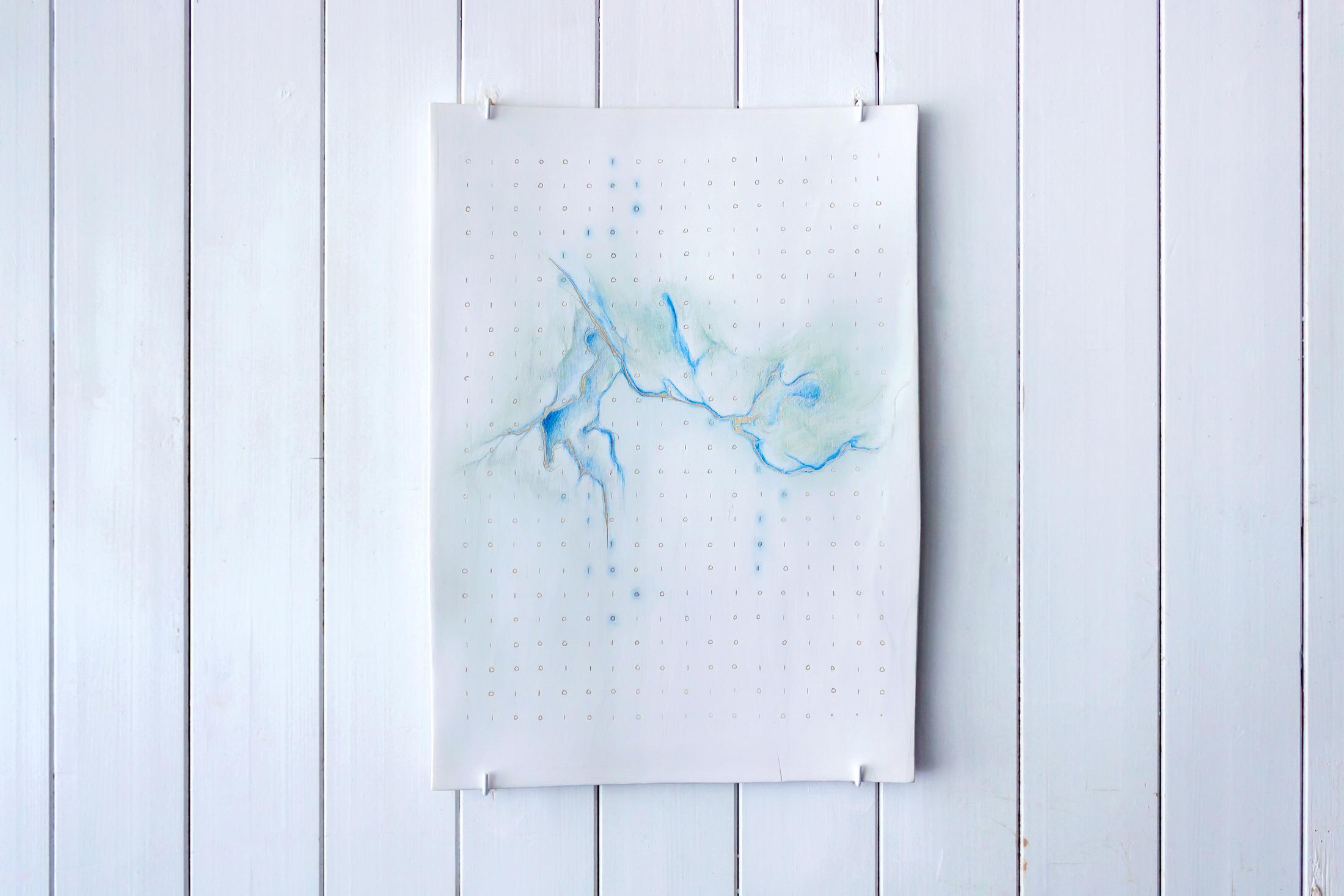 Exhibition View Groupshow «Spiral Arms; view on Sarah Chow, mundussubterraneus.exe II, 2019» at Longtang, Zurich, 2019 / Photo: James Bantone / Courtesy: the artists and Longtang, Zurich