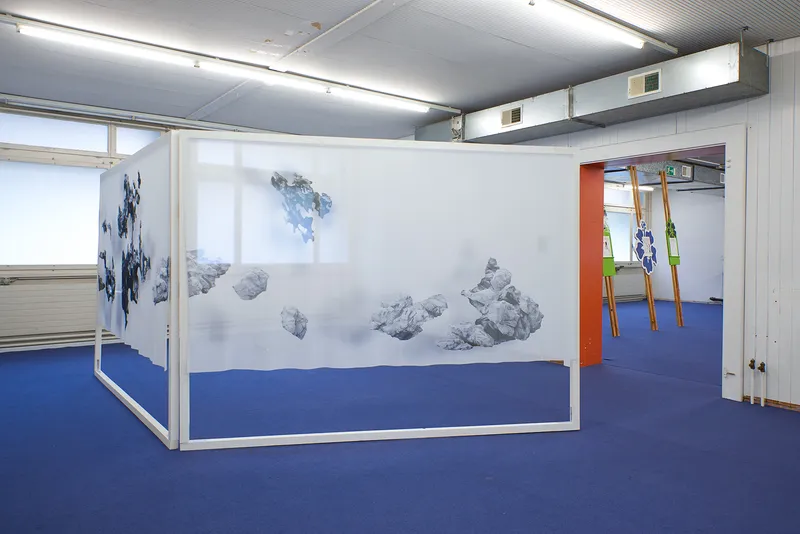 Exhibition View Groupshow «Spiral Arms» at Longtang, Zurich, 2019 / Photo: James Bantone / Courtesy: the artists and Longtang, Zurich