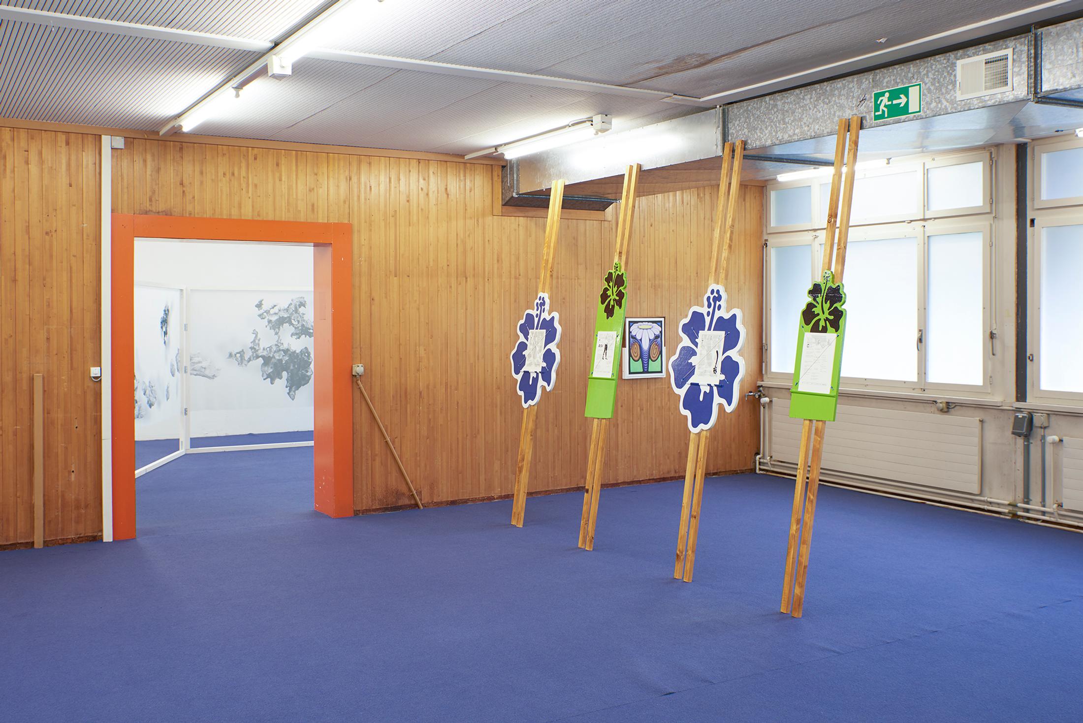 Exhibition View Groupshow «Spiral Arms» at Longtang, Zurich, 2019 / Photo: James Bantone / Courtesy: the artists and Longtang, Zurich