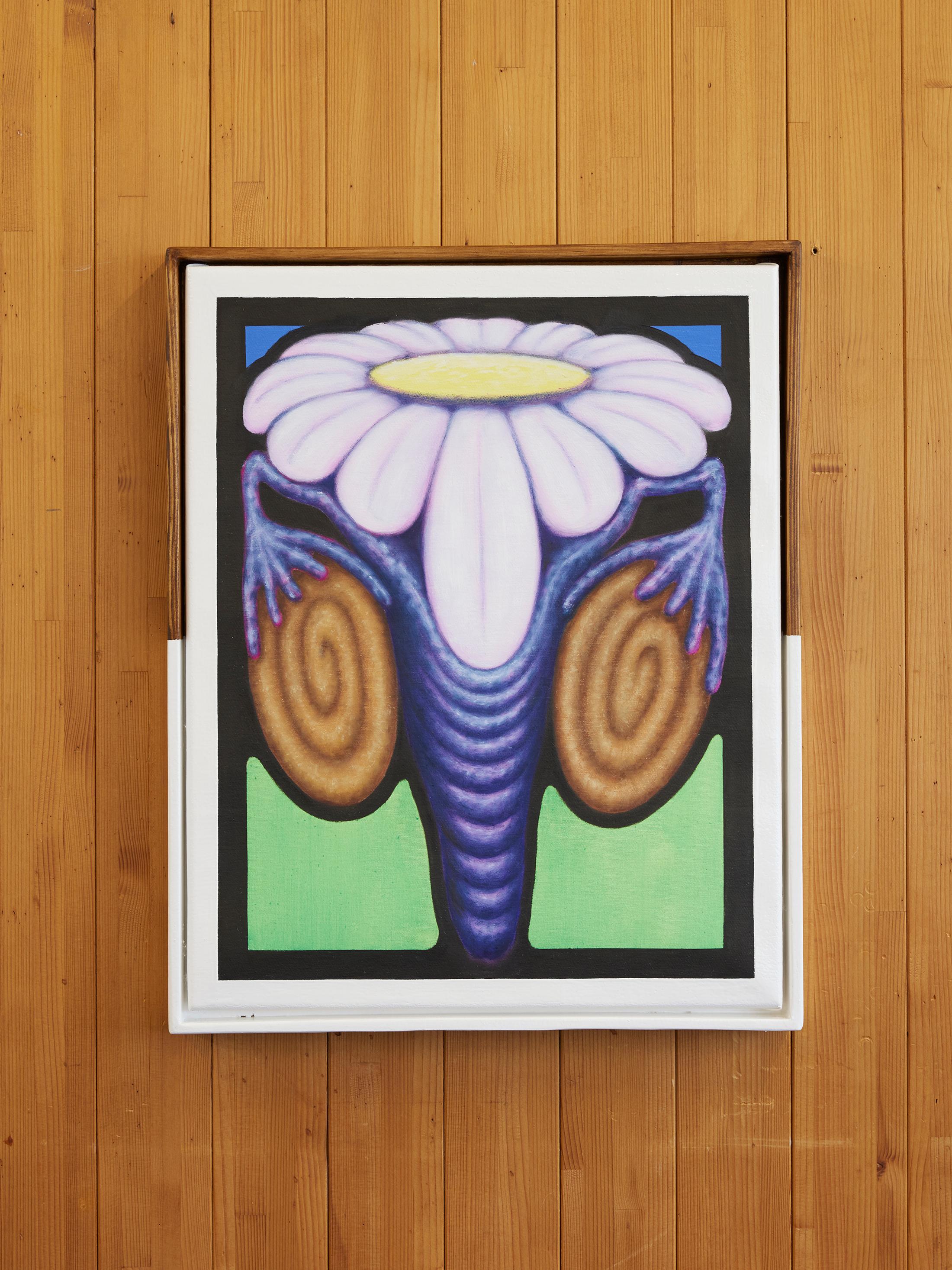 Exhibition View Groupshow «Spiral Arms; view on Thomas Jeppe, Genital Fordism (Baby Creysi), 2019» at Longtang, Zurich, 2019 / Photo: James Bantone / Courtesy: the artists and Longtang, Zurich