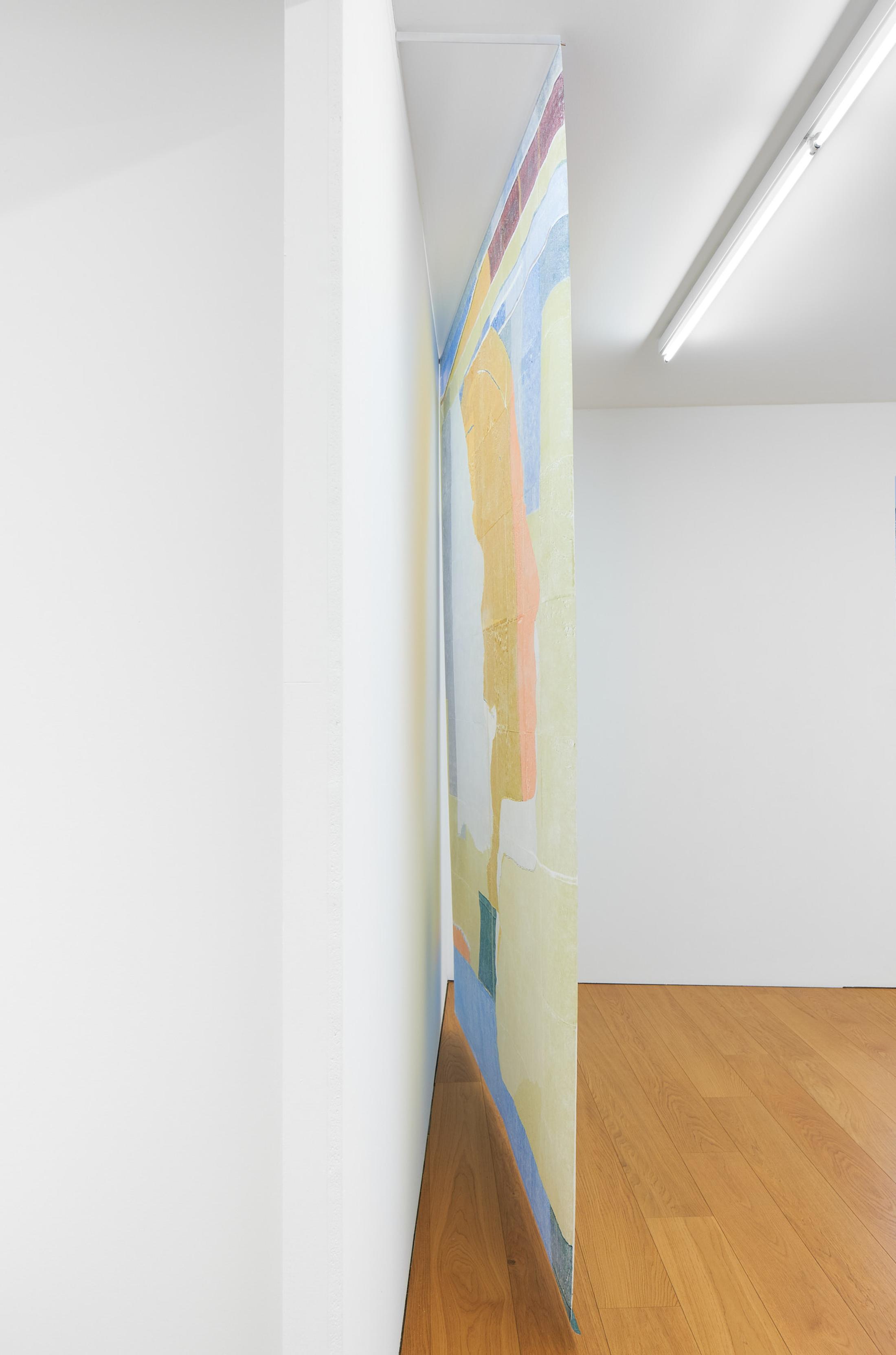Exhibition View Sarah Lehnerer Soloshow «I could turn myself into it instead of away from it» at Kichgasse, Steckborn, 2019 / Photo: Alex Kern / Courtesy: the artist and Kichgasse