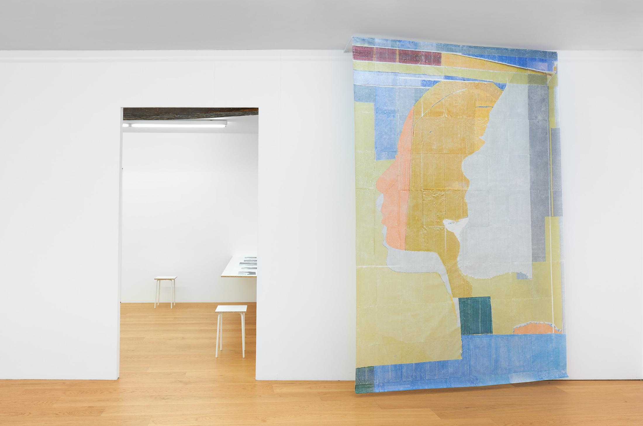 Exhibition View Sarah Lehnerer Soloshow «I could turn myself into it instead of away from it» at Kichgasse, Steckborn, 2019 / Photo: Alex Kern / Courtesy: the artist and Kichgasse