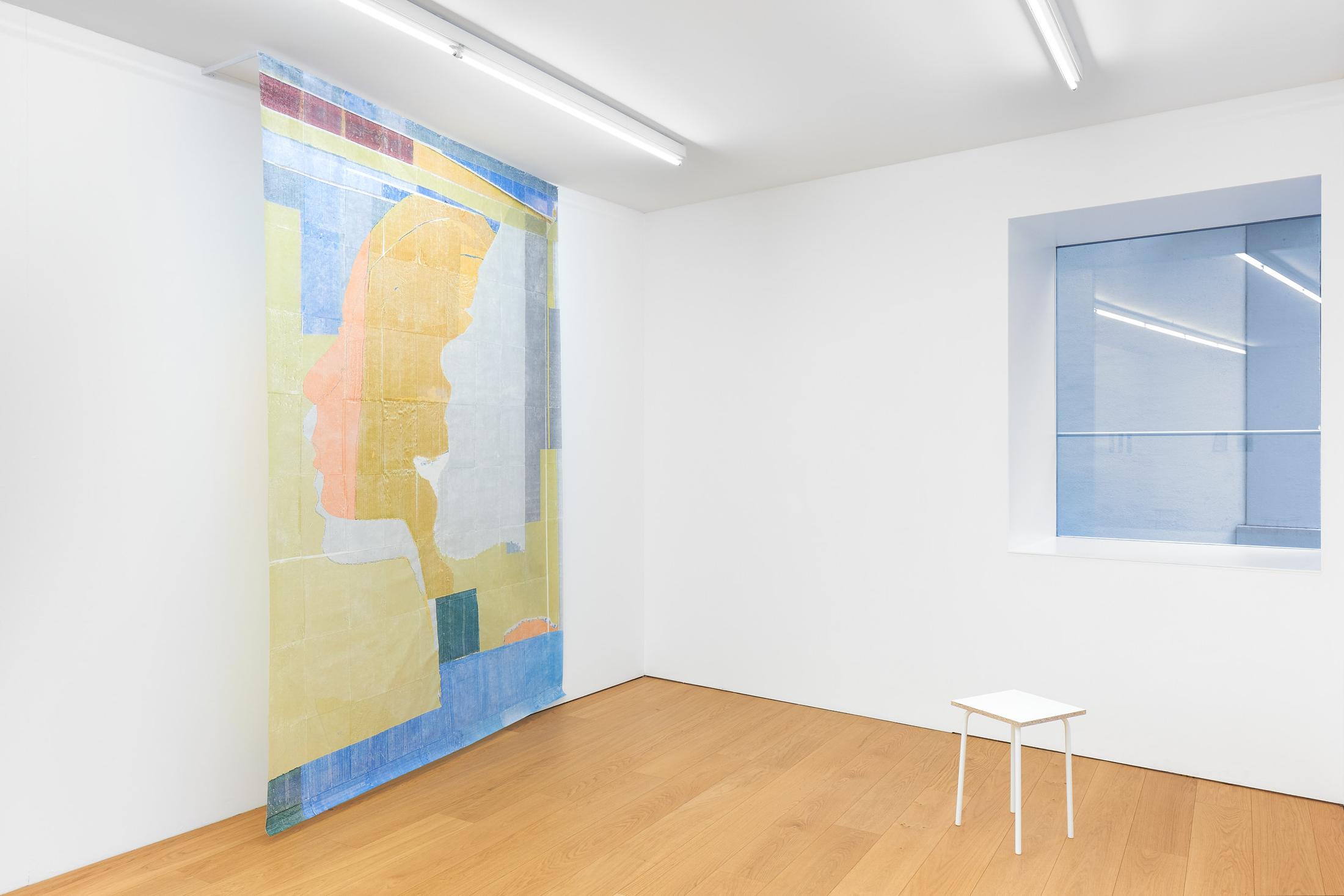 Exhibition View Sarah Lehnerer Soloshow «I could turn myself into it instead of away from it» at Kichgasse, Steckborn, 2019 / Photo: Alex Kern / Courtesy: the artist and Kichgasse