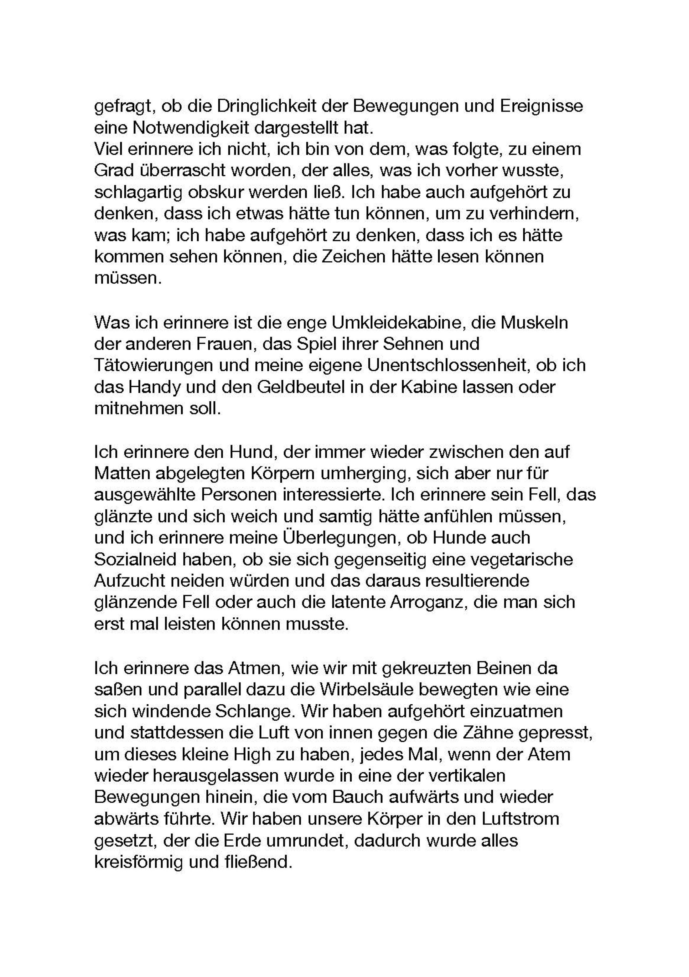 Exhibition View Sarah Lehnerer Soloshow «I could turn myself into it instead of away from it; view on Text by Inka Meissner in German, Page 2» at Kichgasse, Steckborn, 2019 / Photo: Alex Kern / Courtesy: the artist and Kichgasse