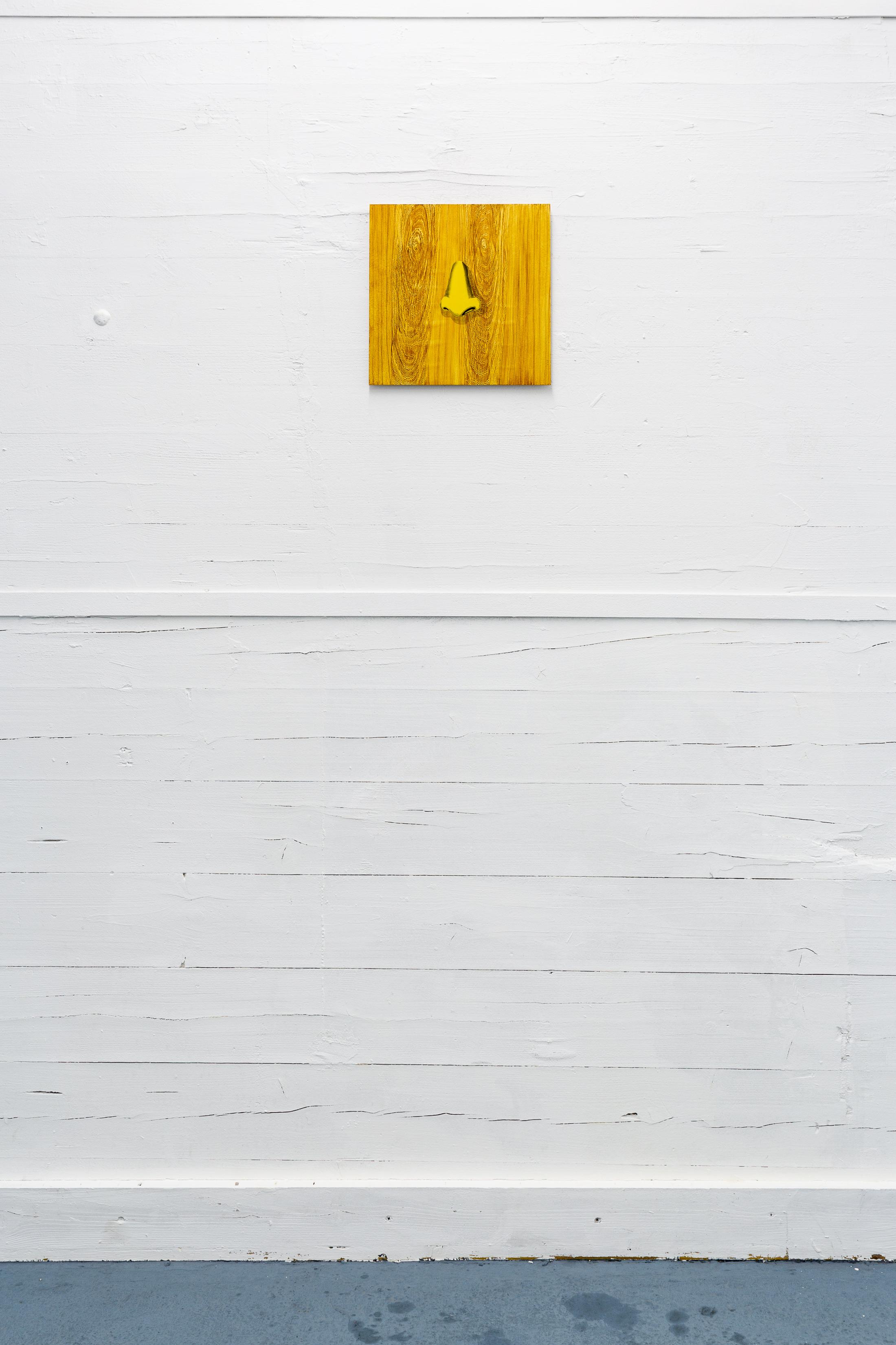 Exhibition View Groupshow «Sarah Margnetti & Megan Rooney ; view on Sarah Margnetti, Inspiring People (Adrian P.), 2018» at Last Tango, Zurich / Photo: Kilian Bannwart / Courtesy: the artist and Last Tango