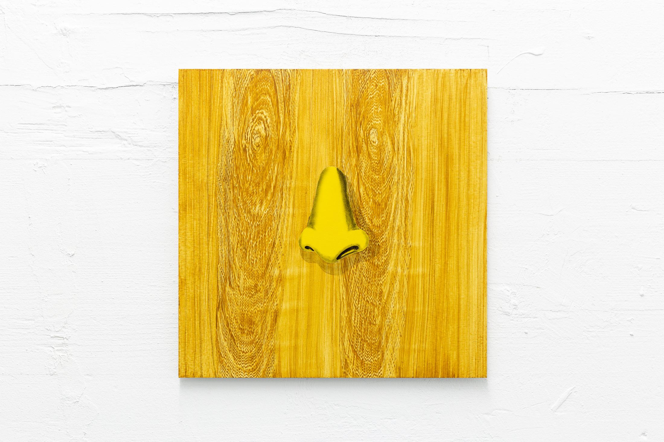 Exhibition View Groupshow «Sarah Margnetti & Megan Rooney ; view on Sarah Margnetti, Inspiring People (Adrian P.), 2018» at Last Tango, Zurich / Photo: Kilian Bannwart / Courtesy: the artist and Last Tango