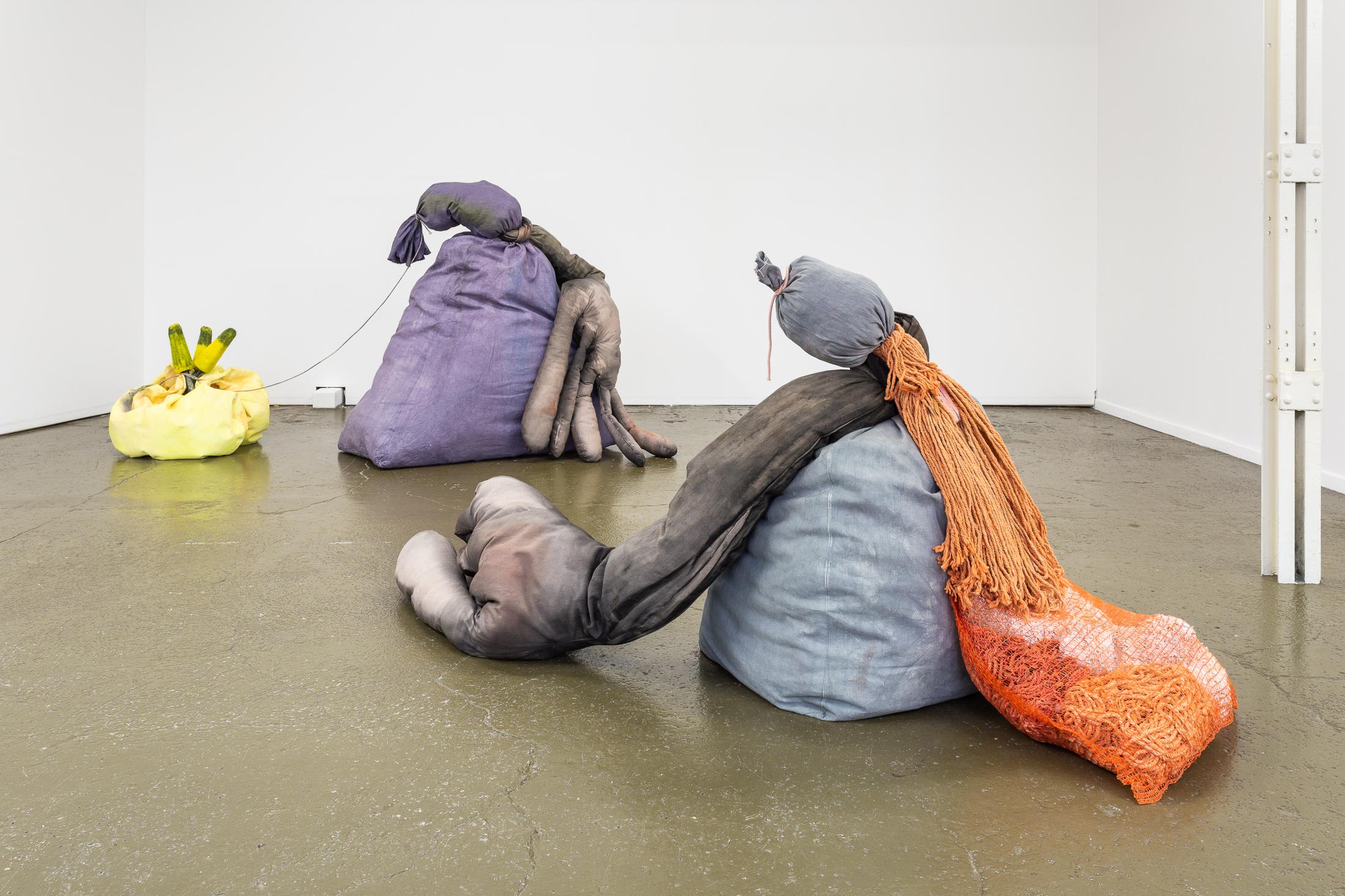 Exhibition View Groupshow «Sarah Margnetti & Megan Rooney ; view on Megan Rooney, Kaput Kaput, 2019» at Last Tango, Zurich / Photo: Kilian Bannwart / Courtesy: the artist and Last Tango