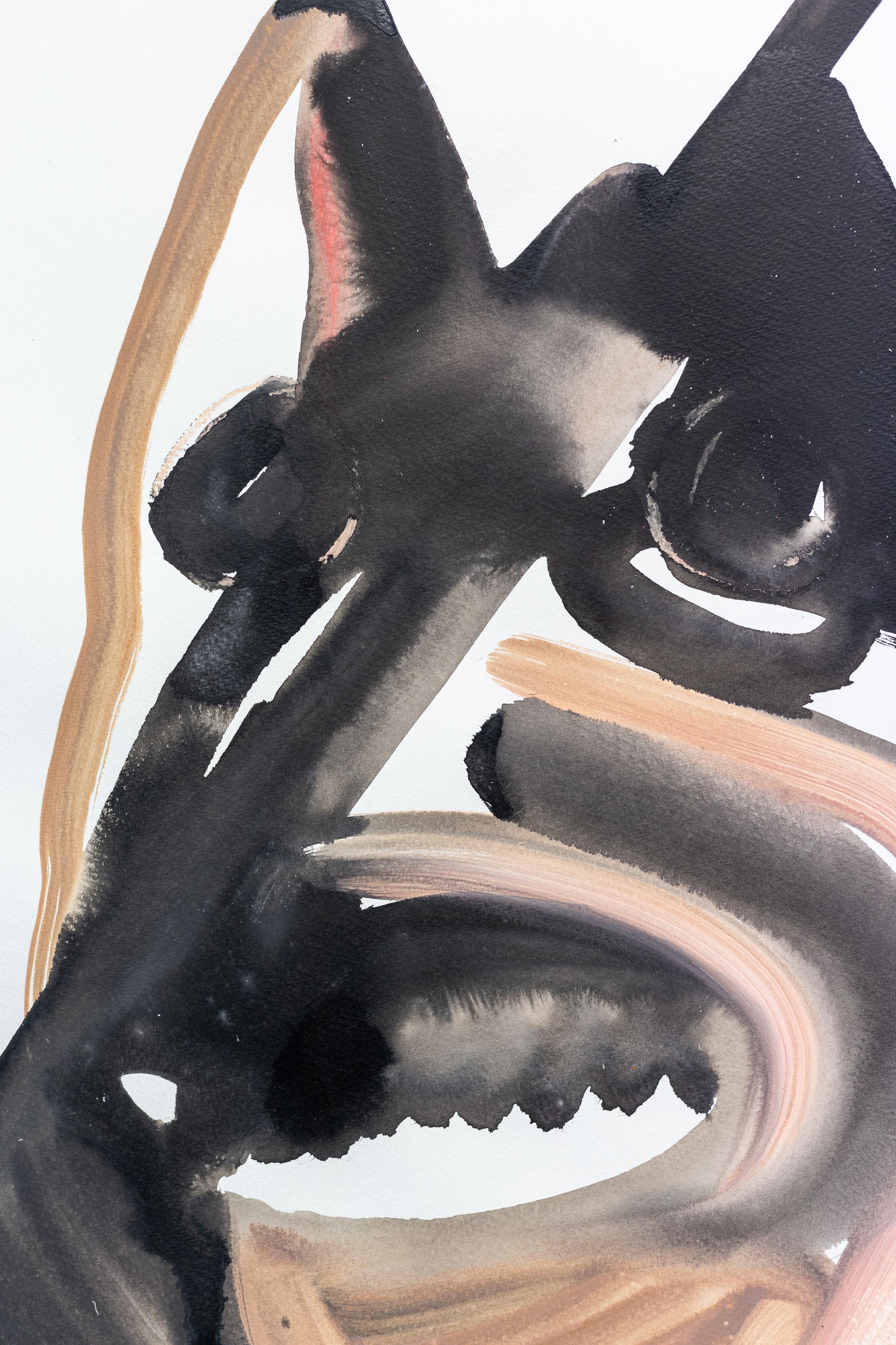 Exhibition View Groupshow «Sarah Margnetti & Megan Rooney ; view on Megan Rooney, Untitled (Old Baggy Root), 2019» at Last Tango, Zurich / Photo: Kilian Bannwart / Courtesy: the artist and Last Tango