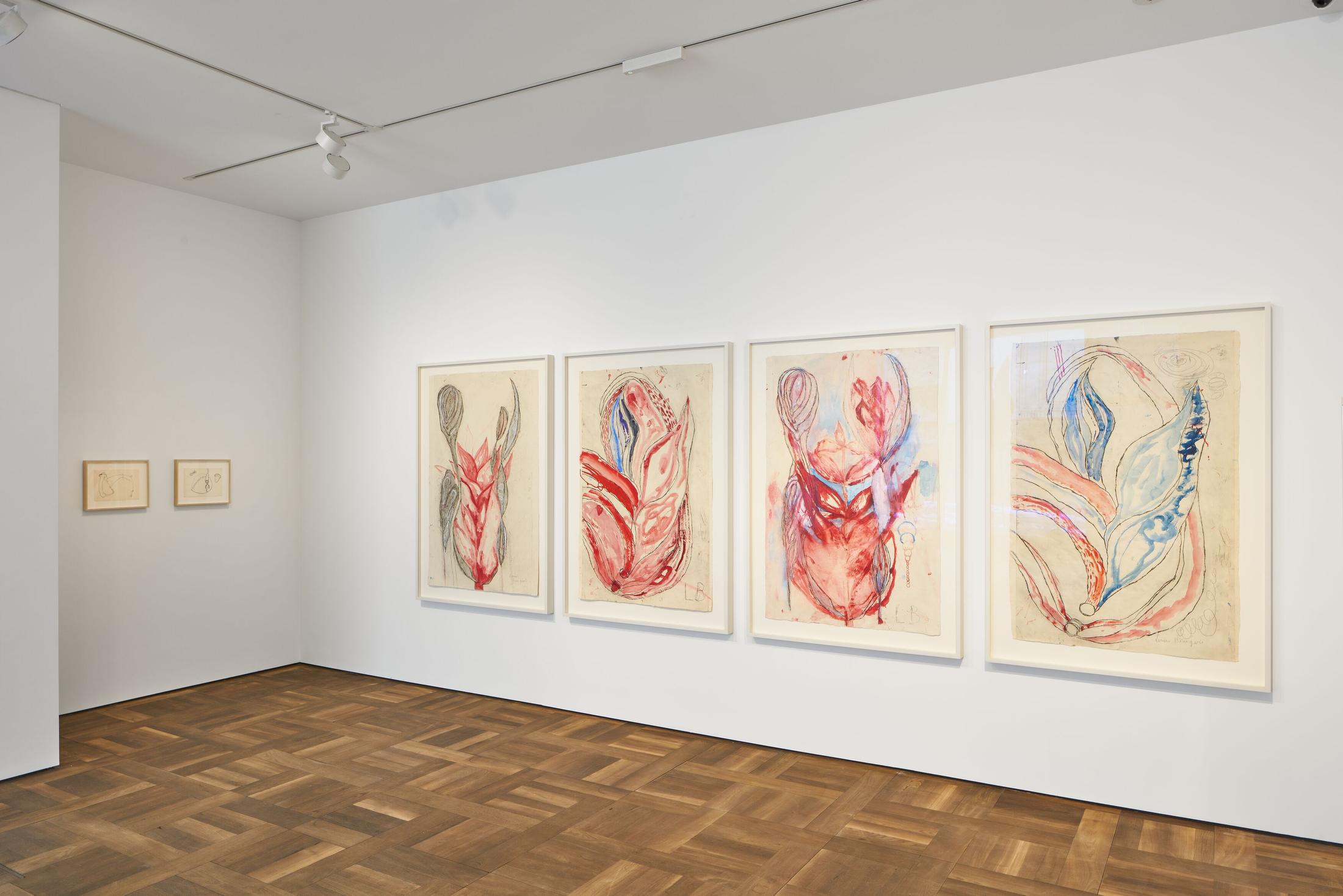 Exhibition View Groupshow «Seeing Touch» at Hauser & Wirth, St. Moritz, 2020 / Photo: Jon Etter / Courtesy: the artists and Hauser & Wirth