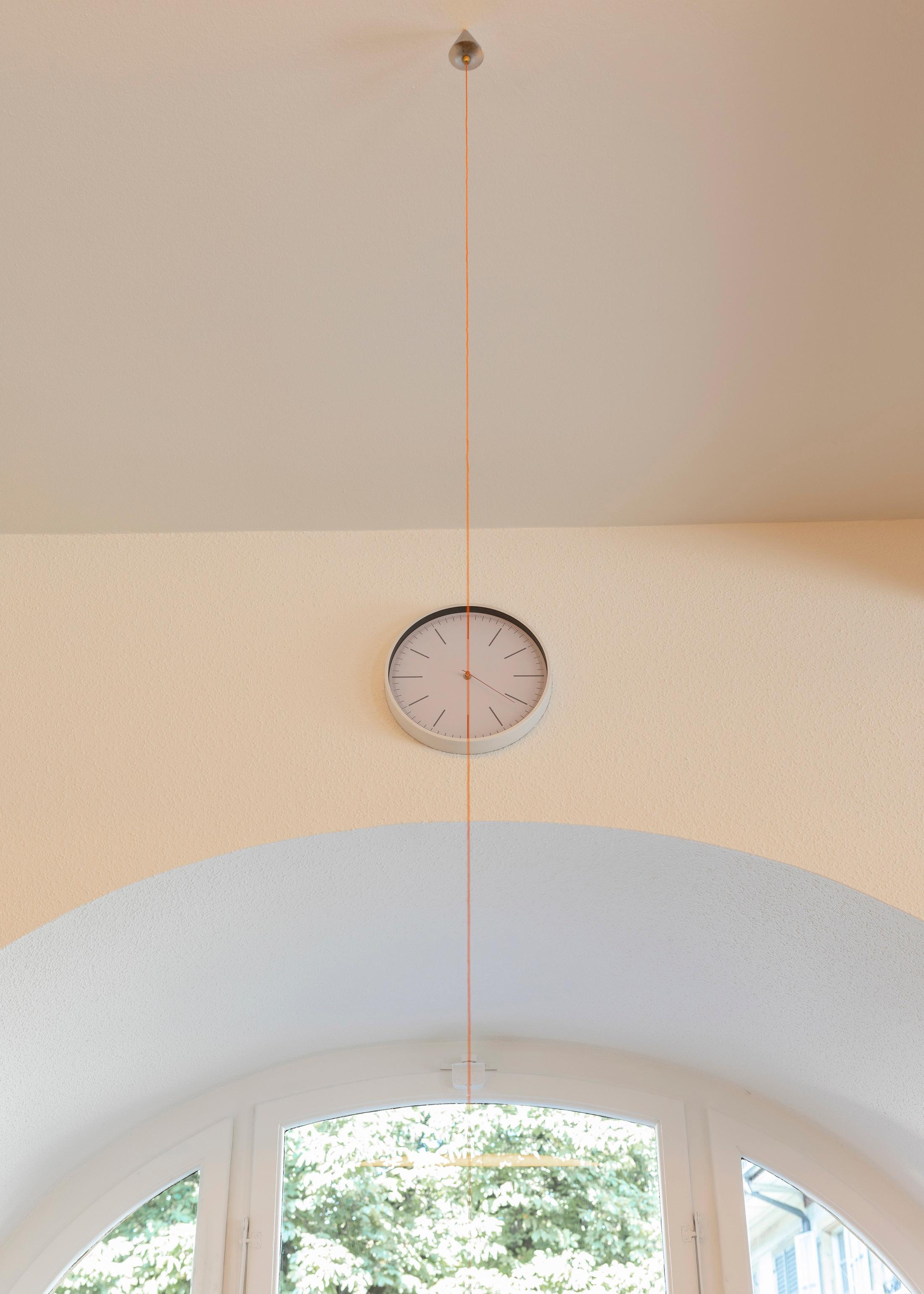 Exhibition View Groupshow «Seemingly Incurable Sensation of Temporal Ambiguity; view on Jodok Wehrli» at KRONE COURONNE, Biel/Bienne, 2021 / Photo: © Michal Florence Schorro / Courtesy: the artists and KRONE COURONNE