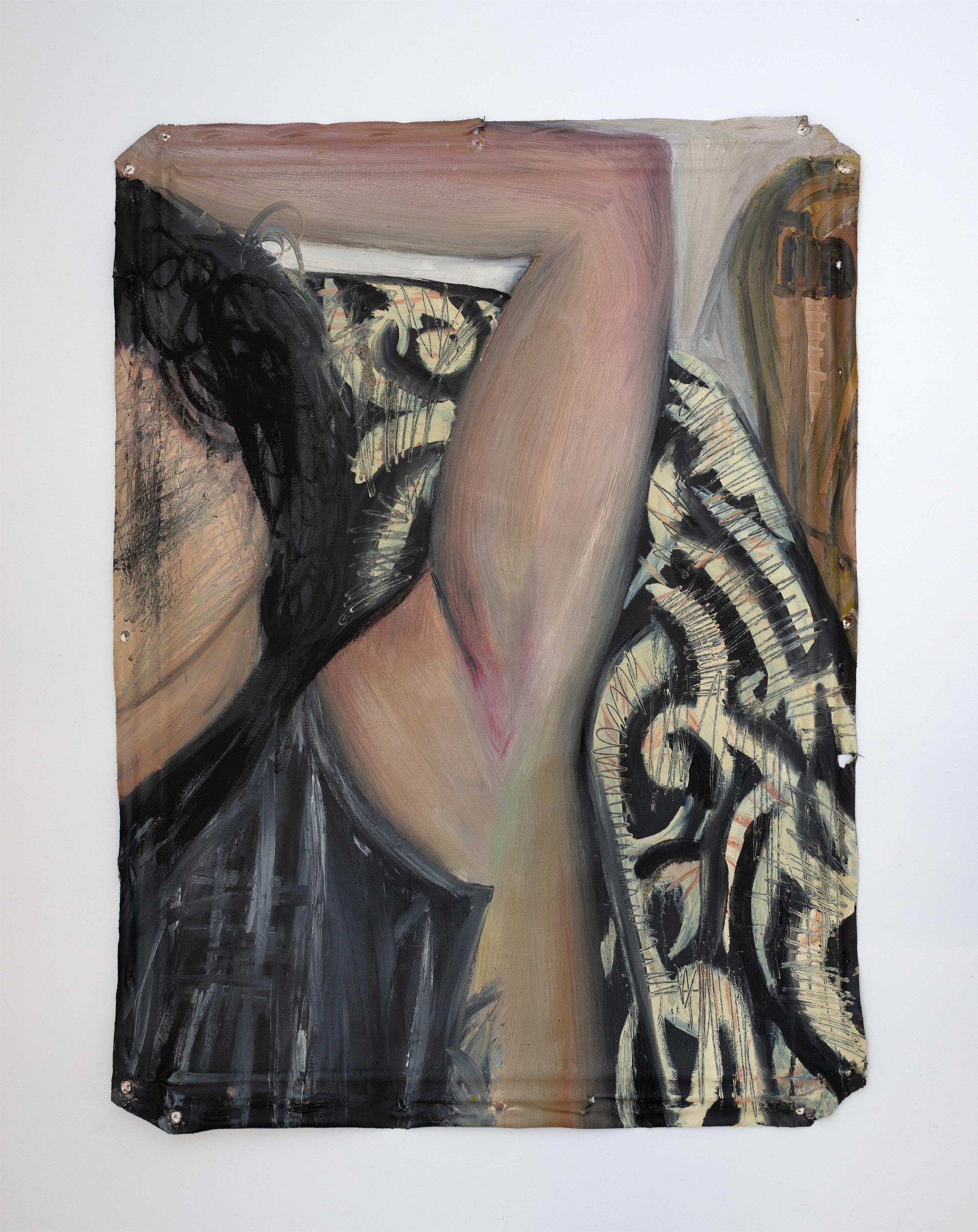 Exhibition View Ser Serpas Soloshow «Models; view on Untitled, 2019» at Karma International, Zurich, 2020 / Photo: James Bantone / Courtesy: the artist and Karma International, Zurich / Los Angeles