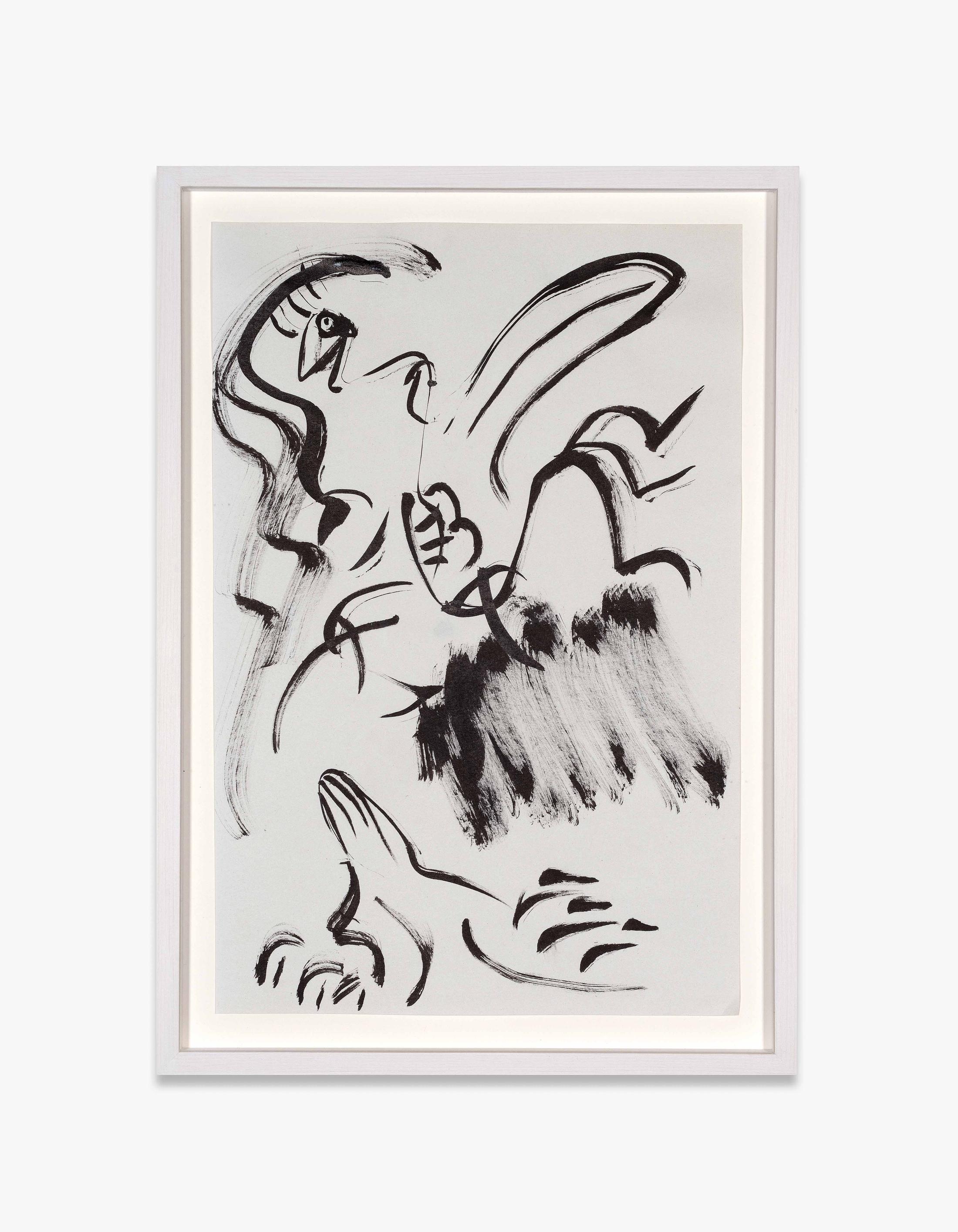 Exhibition View Ser Serpas Soloshow «Models; view on Untitled, 2019» at Karma International, Zurich, 2020 / Photo: James Bantone / Courtesy: the artist and Karma International, Zurich / Los Angeles