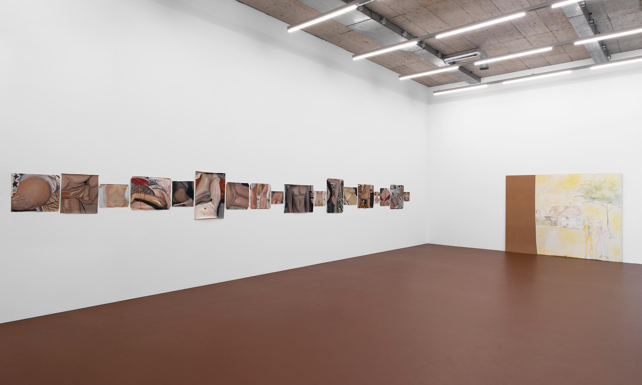 Exhibition View Ser Serpas Soloshow «Models» at Karma International, Zurich, 2020 / Photo: James Bantone / Courtesy: the artist and Karma International, Zurich / Los Angeles