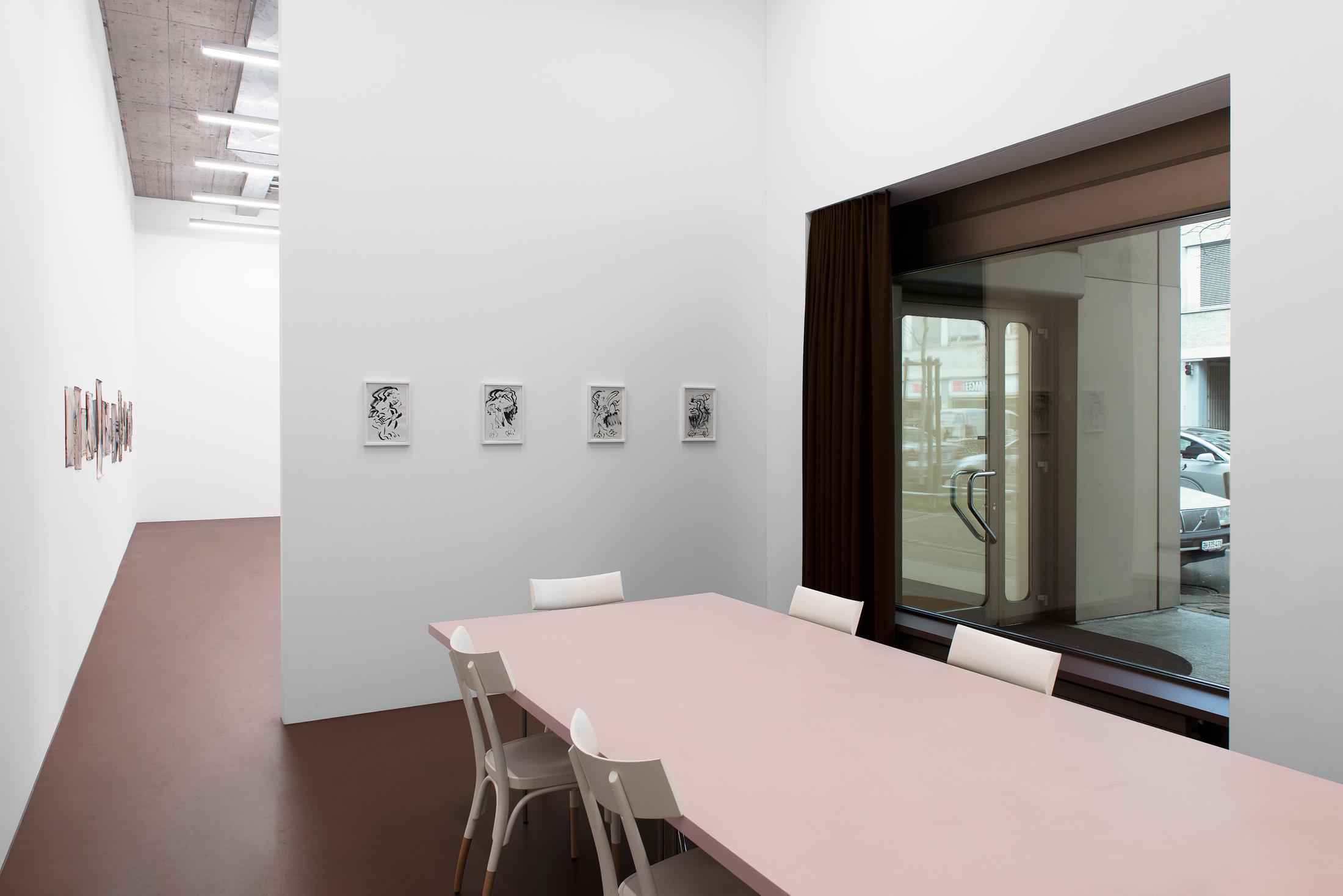 Exhibition View Ser Serpas Soloshow «Models» at Karma International, Zurich, 2020 / Photo: James Bantone / Courtesy: the artist and Karma International, Zurich / Los Angeles