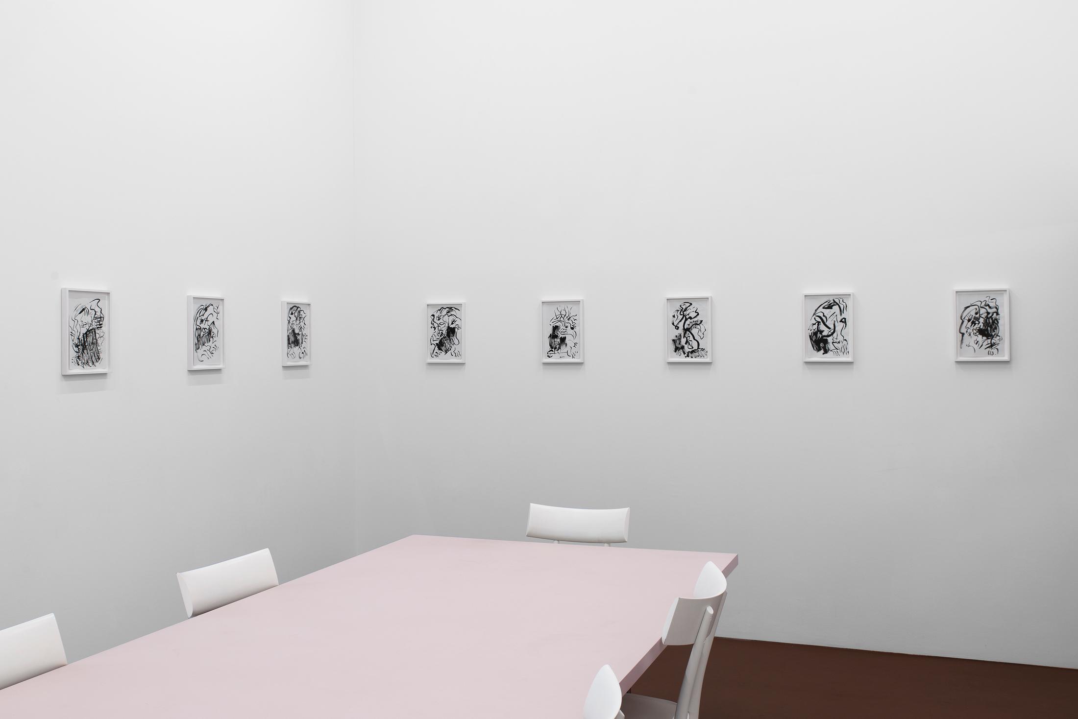 Exhibition View Ser Serpas Soloshow «Models» at Karma International, Zurich, 2020 / Photo: James Bantone / Courtesy: the artist and Karma International, Zurich / Los Angeles