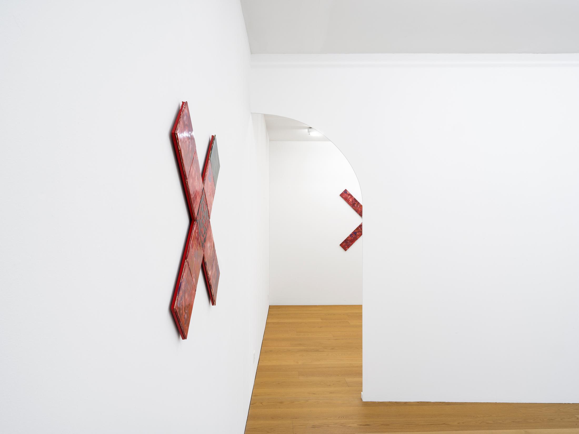 Exhibition View Séverine Heizmann Solo Show «jittering at dusk» at Kirchgasse, Steckborn, 2021 / Photo: CE / Courtesy: the artist and Kirchgasse Gallery