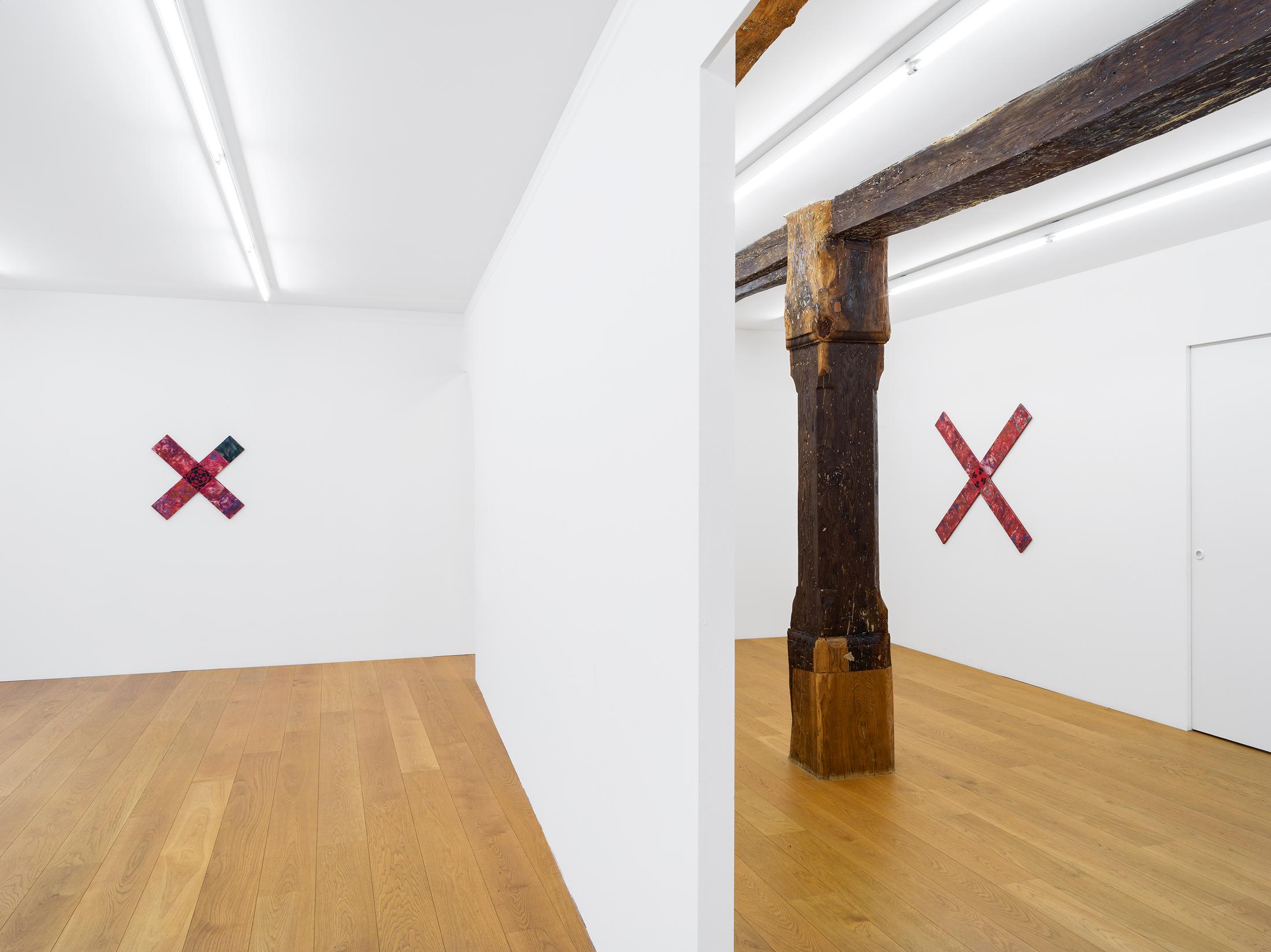 Exhibition View Séverine Heizmann Solo Show «jittering at dusk» at Kirchgasse, Steckborn, 2021 / Photo: CE / Courtesy: the artist and Kirchgasse Gallery