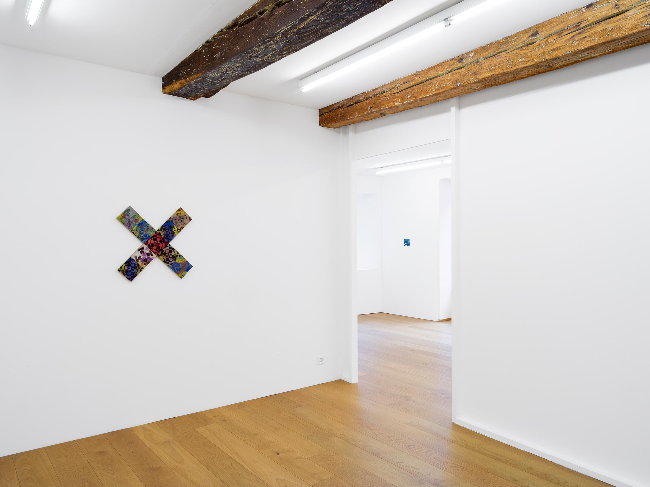 Exhibition View Séverine Heizmann Solo Show «jittering at dusk» at Kirchgasse, Steckborn, 2021 / Photo: CE / Courtesy: the artist and Kirchgasse Gallery