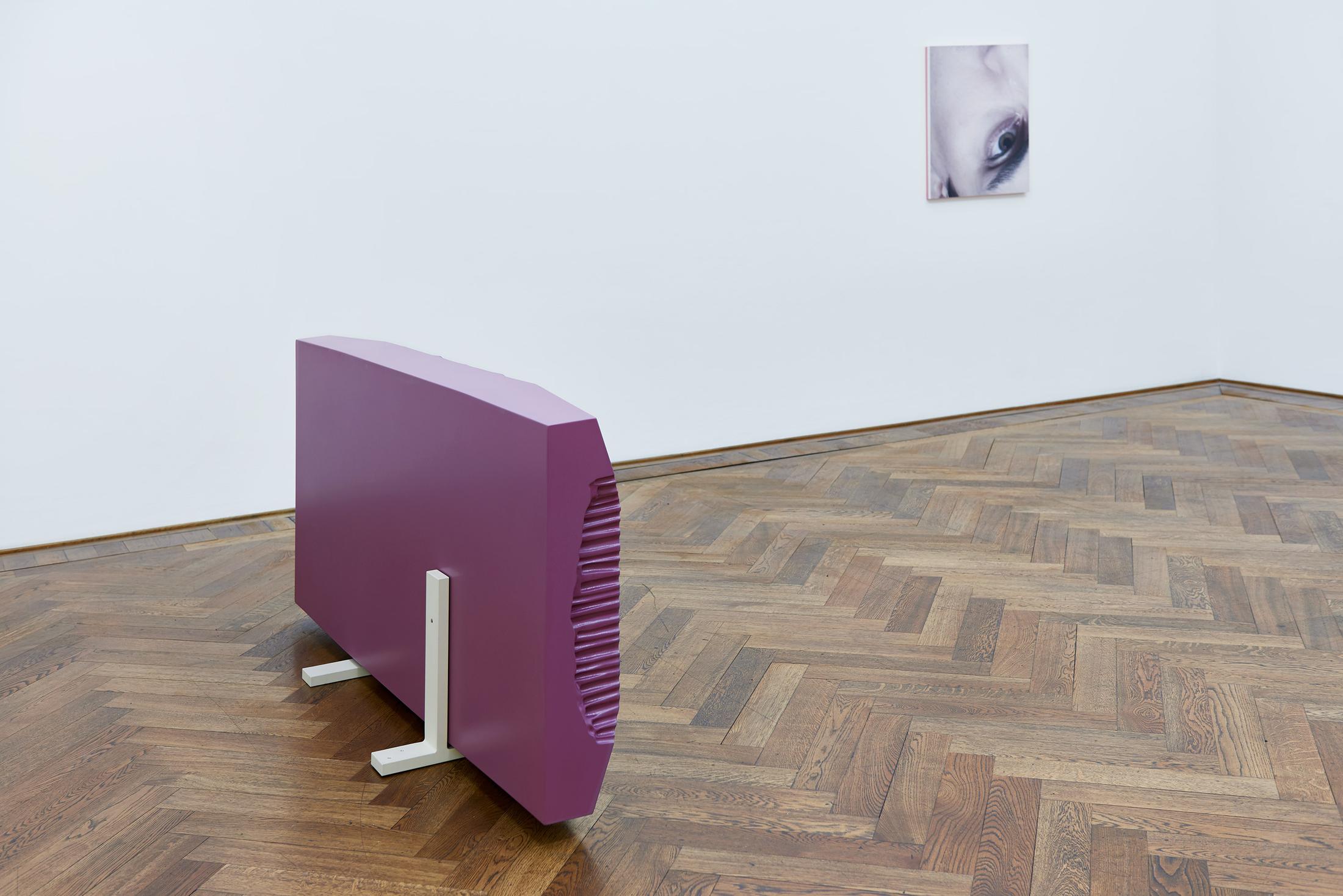 Shahryar Nashat, Installation View, The Cold Horizontals, Kunsthalle Basel, 2017. Photo: Philipp Hänger / Courtesy: the artist, David Kordansky Gallery, Los Angeles and Rodeo Gallery, London