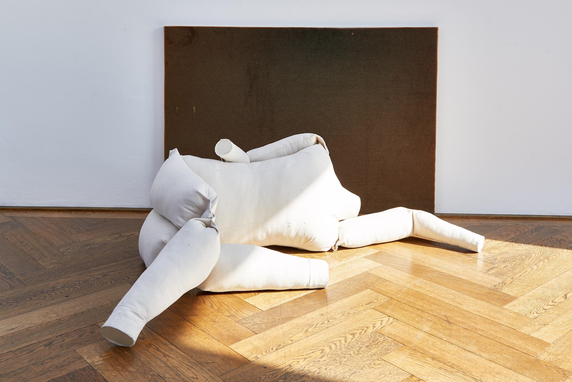 Shahryar Nashat, Installation View, The Cold Horizontals, Kunsthalle Basel, 2017. Photo: Philipp Hänger / Courtesy: the artist, David Kordansky Gallery, Los Angeles and Rodeo Gallery, London