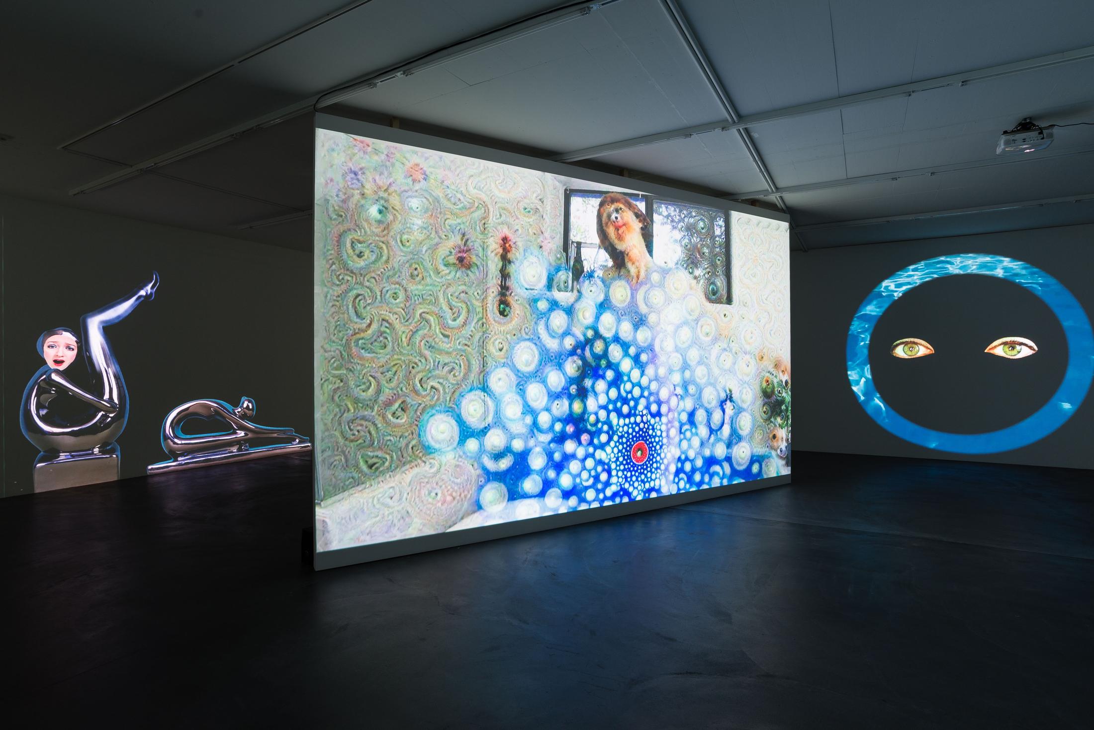 Installation View Shana Moulton «Whispering Pines ∞» at Galerie Gregor Staiger, Zurich, 2018 © / Courtesy the artist & Galerie Gregor Staiger