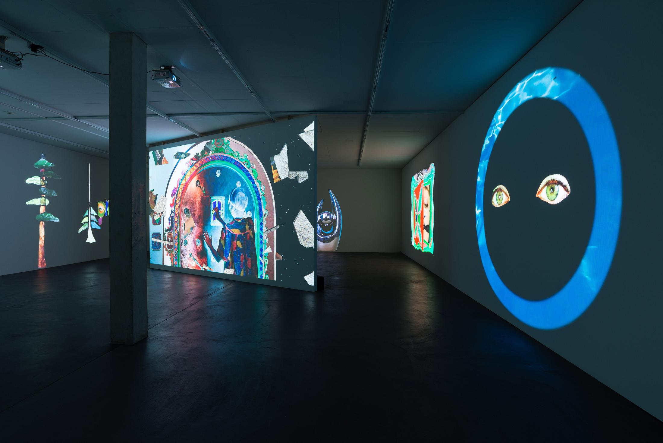 Installation View Shana Moulton «Whispering Pines ∞» at Galerie Gregor Staiger, Zurich, 2018 © / Courtesy the artist & Galerie Gregor Staiger