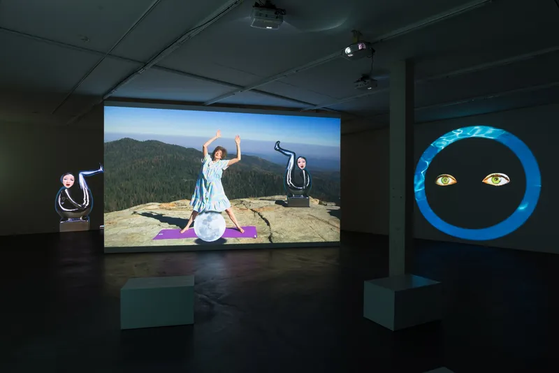 Installation View Shana Moulton «Whispering Pines ∞» at Galerie Gregor Staiger, Zurich, 2018 © / Courtesy the artist & Galerie Gregor Staiger