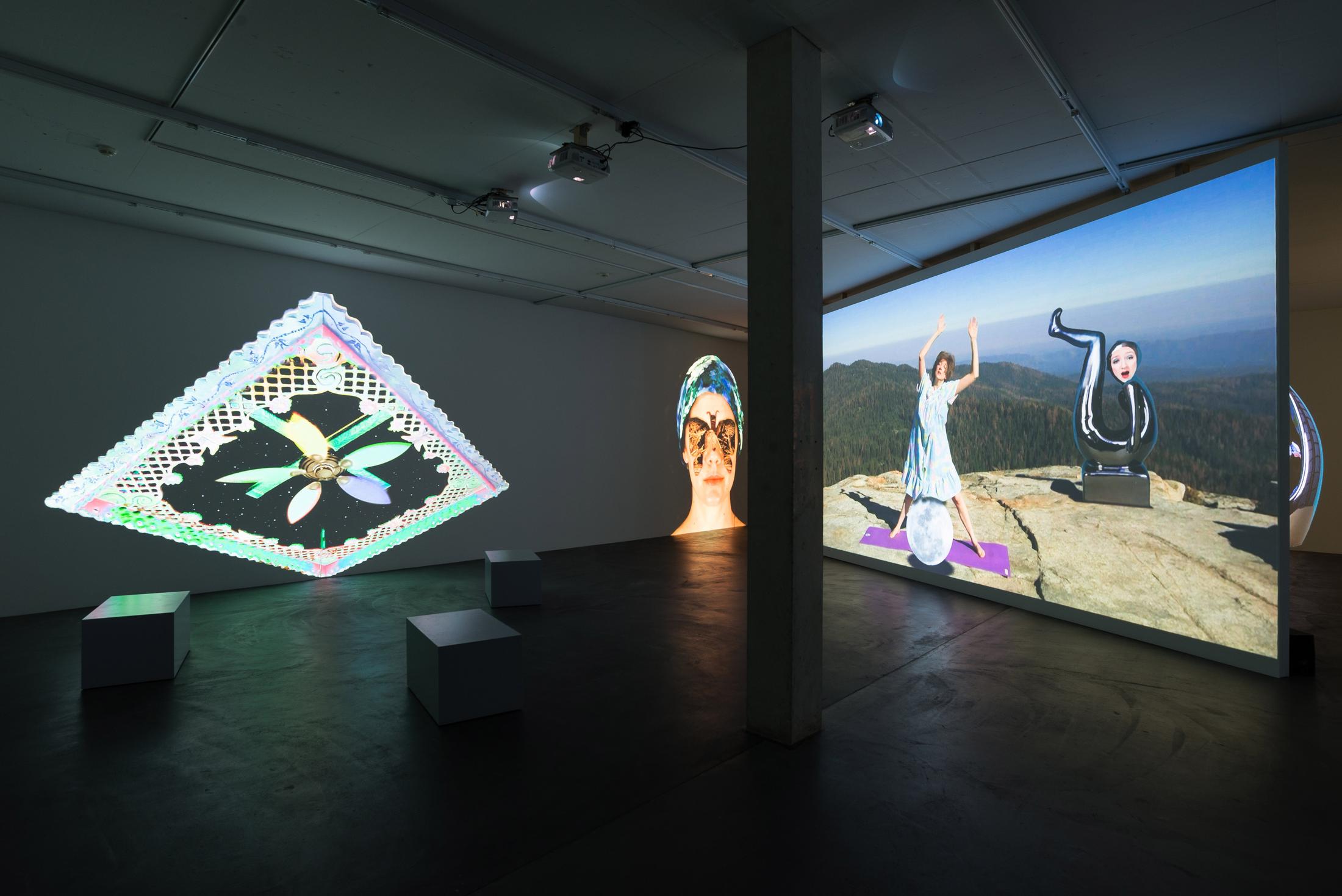 Installation View Shana Moulton «Whispering Pines ∞» at Galerie Gregor Staiger, Zurich, 2018 © / Courtesy the artist & Galerie Gregor Staiger