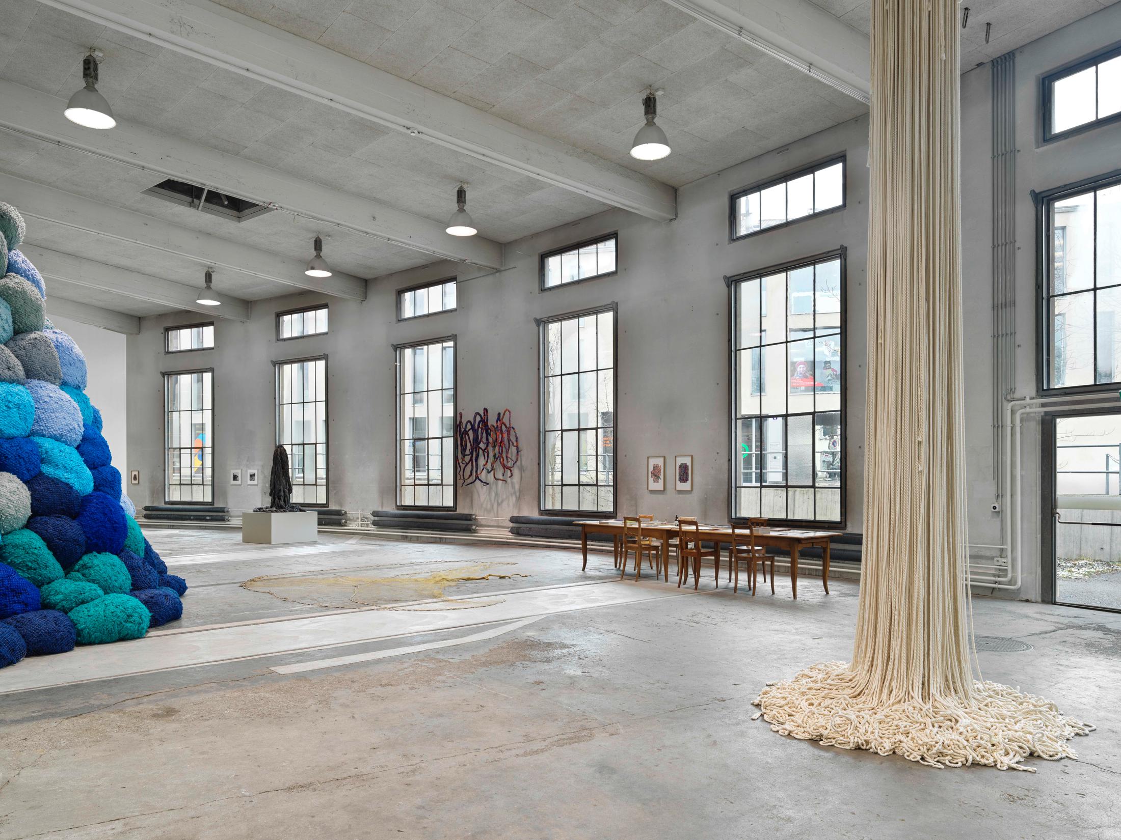 Exhibition View Sheila Hicks Solo Show «a little bit of a lot of things» at Lokremise, St. Gallen, 2023 / Photo: Stefan Altenburger / Courtesy: the artist and Lokremise