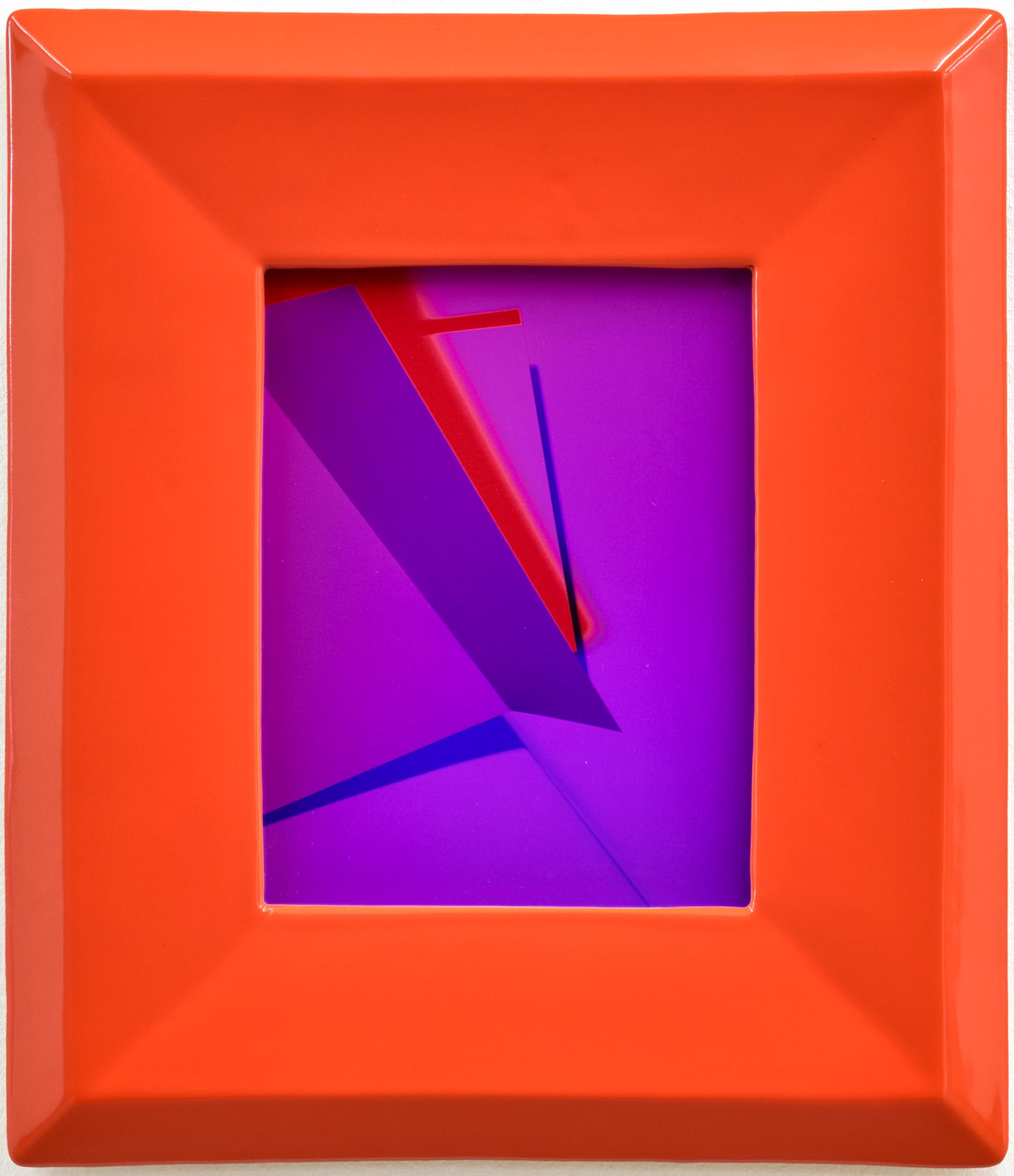 Exhibition View Shirana Shahbazi Solo Show «Reality Show; view on Shirana Shahbazi, Untitled, 2020, C-print on aluminium, in hand made ceramic frame, unique, 43.5 x 38 cm framed» at Galerie Peter Kilchmann, Zurich, 2020 / Courtesy: the artist and Galerie Peter Kilchmann