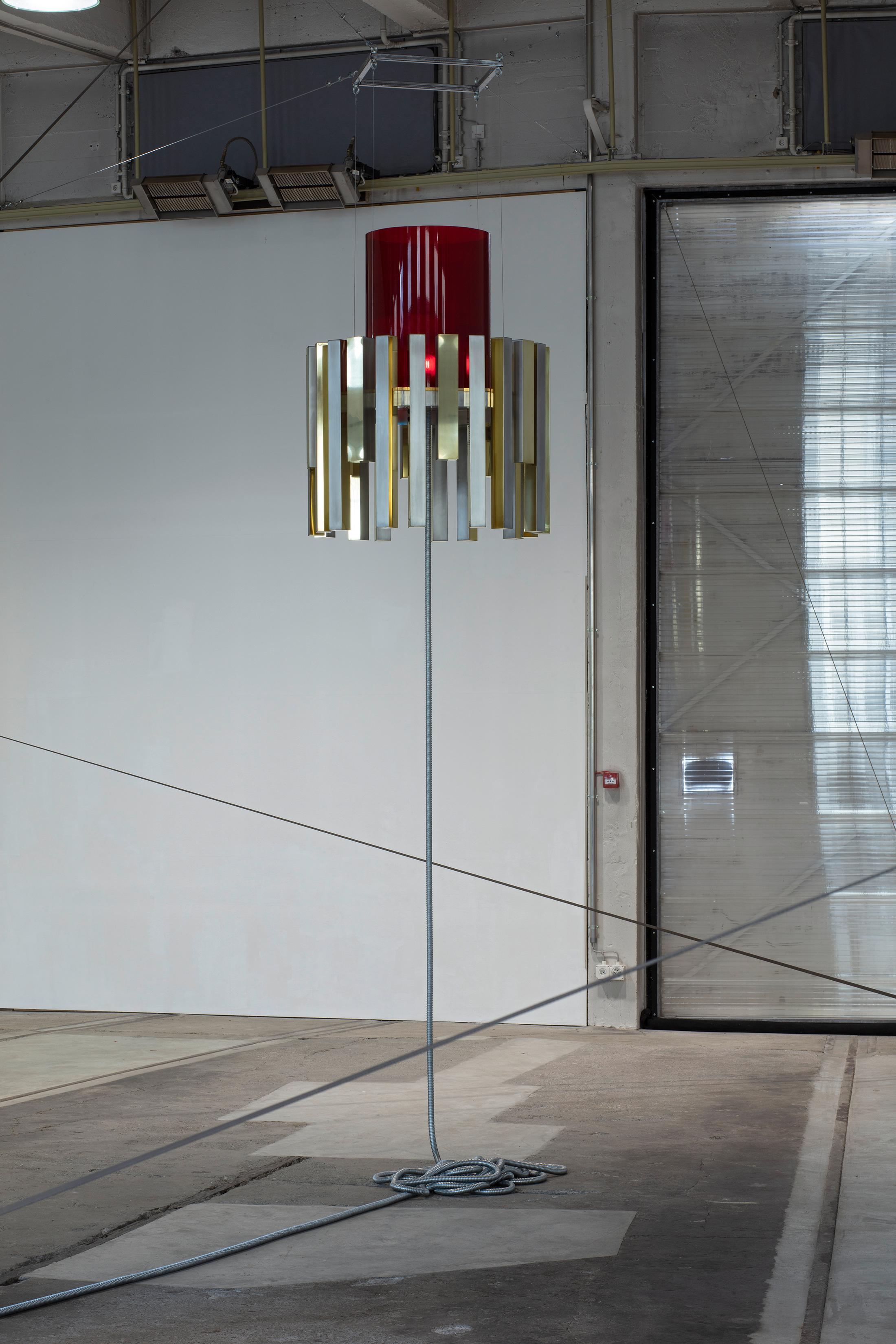 Exhibition View Siobhán Hapaska Soloshow (view on Earthed, 2018) at Lokremise, St. Gallen, 2020, presented by Kunstmuseum St. Gallen / Photo: Stefan Rohner / Courtesy: the artist and Kunstmuseum St. Gallen