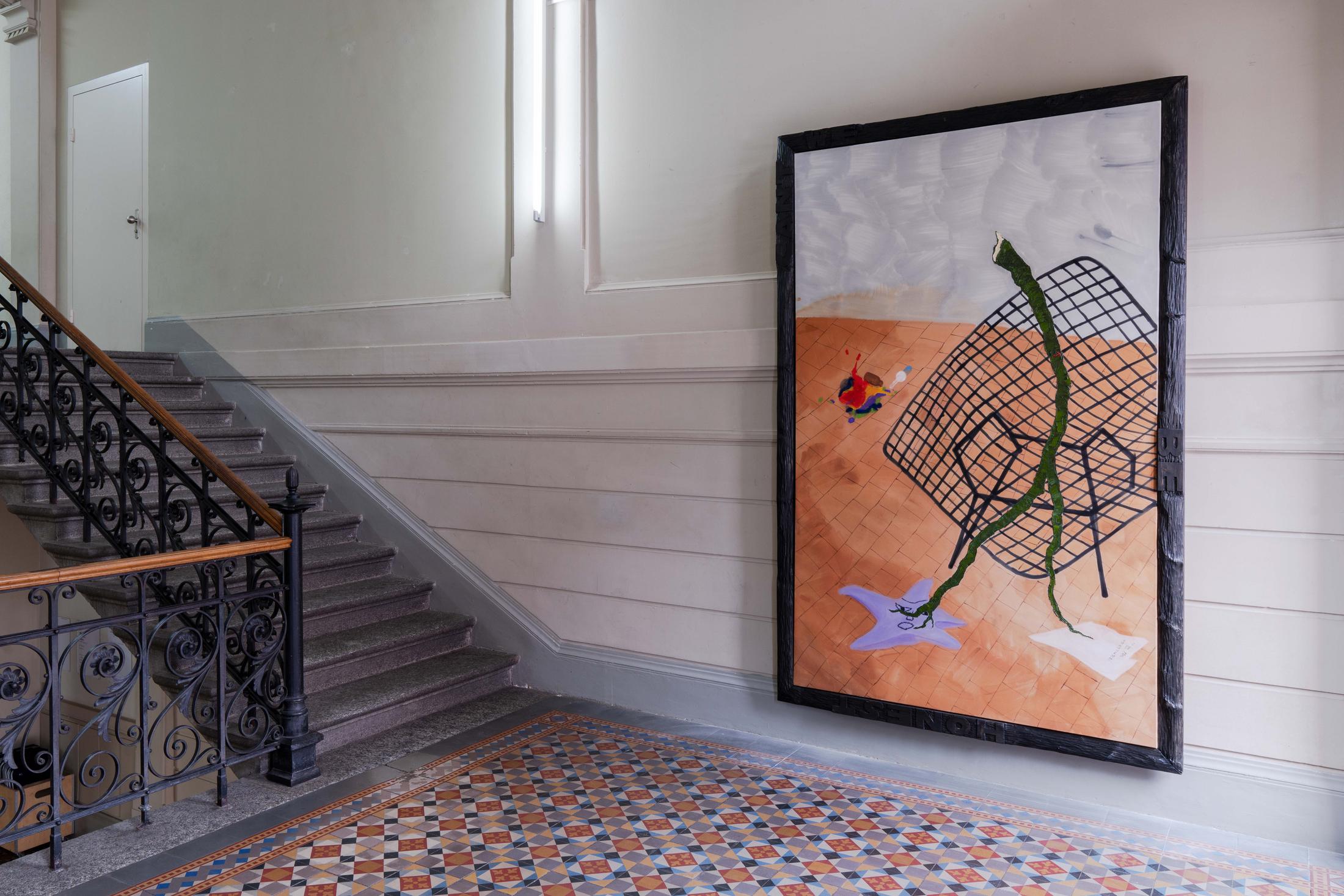 Exhibition View Groupshow «Soft Shell; view on Ivan Mitrovic» at Kunsthaus Langenthal, Langenthal, 2020 / Photo: CE / Courtesy: the artists and Kunsthaus Langenthal