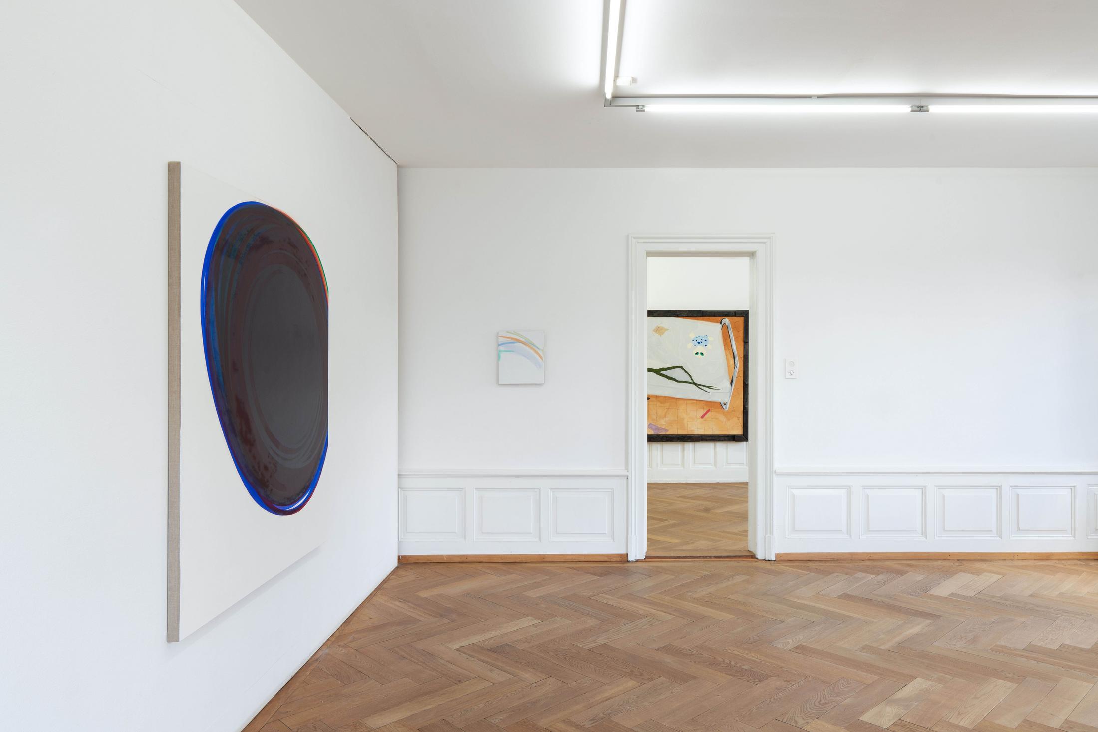 Exhibition View Groupshow «Soft Shell; view on Nora Steiner» at Kunsthaus Langenthal, Langenthal, 2020 / Photo: CE / Courtesy: the artists and Kunsthaus Langenthal