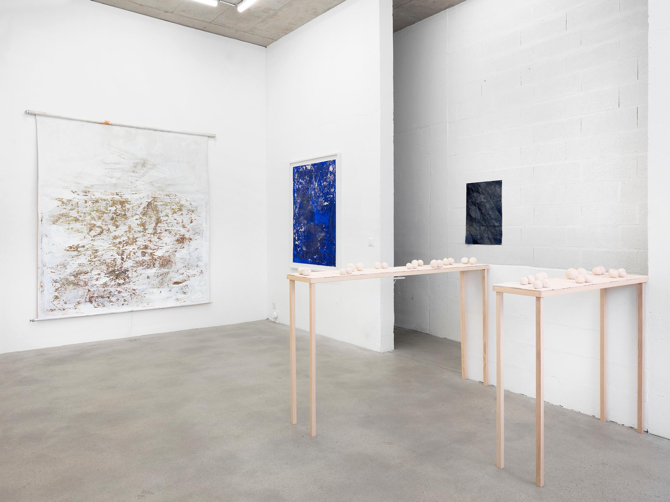 Exhibition View Sophie Bouvier Ausländer Soloshow «Words, Works, Worlds» at Galerie Heinzer Reszler, Lausanne, 2019 / Photo: Julien Gremaud / Courtesy: the artist and Galerie Heinzer Reszler