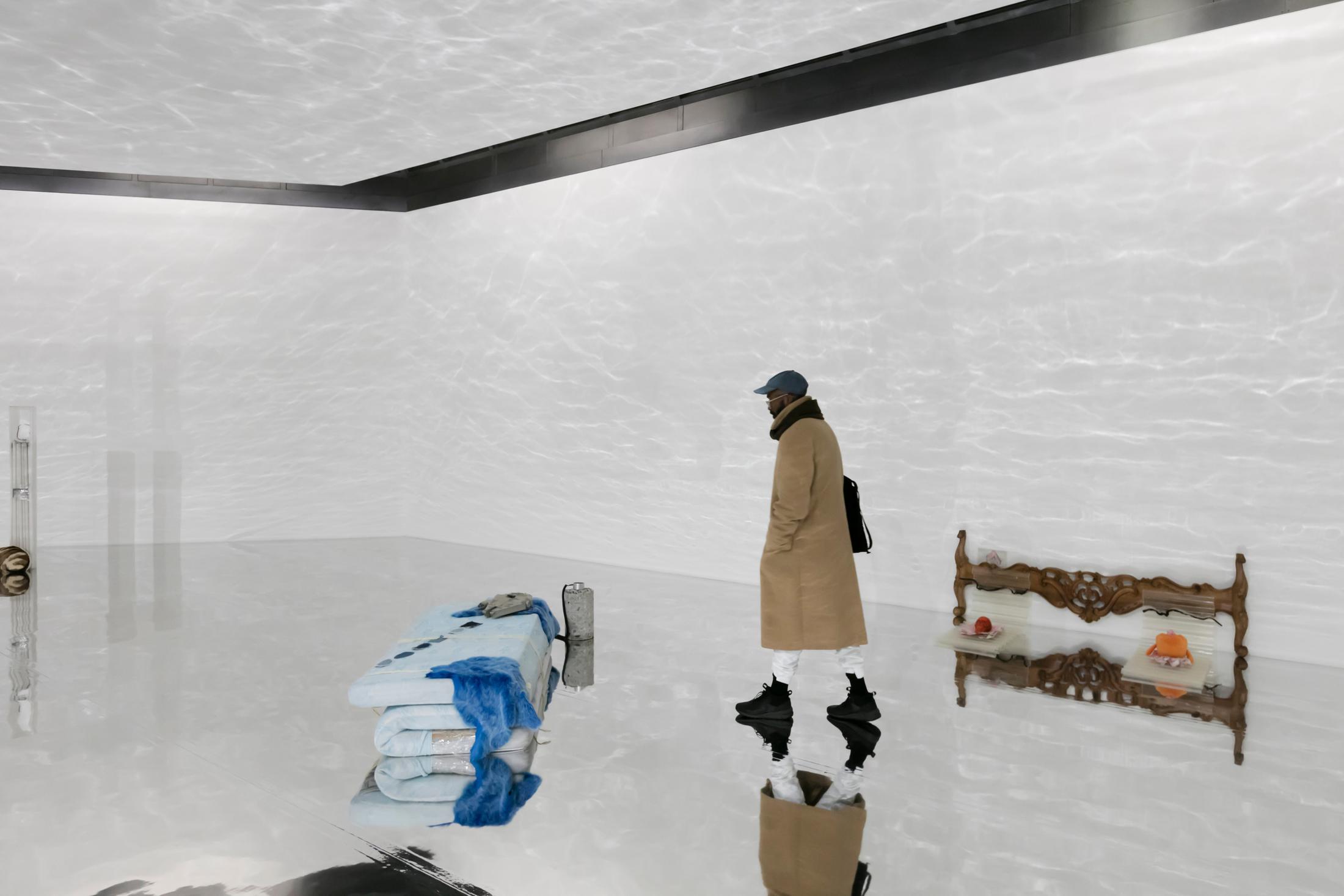 Exhibition View Sophie Jung «The Bigger Sleep» at Kunstmuseum Basel Gegenwart, 2018 / Photo: Julian Salinas