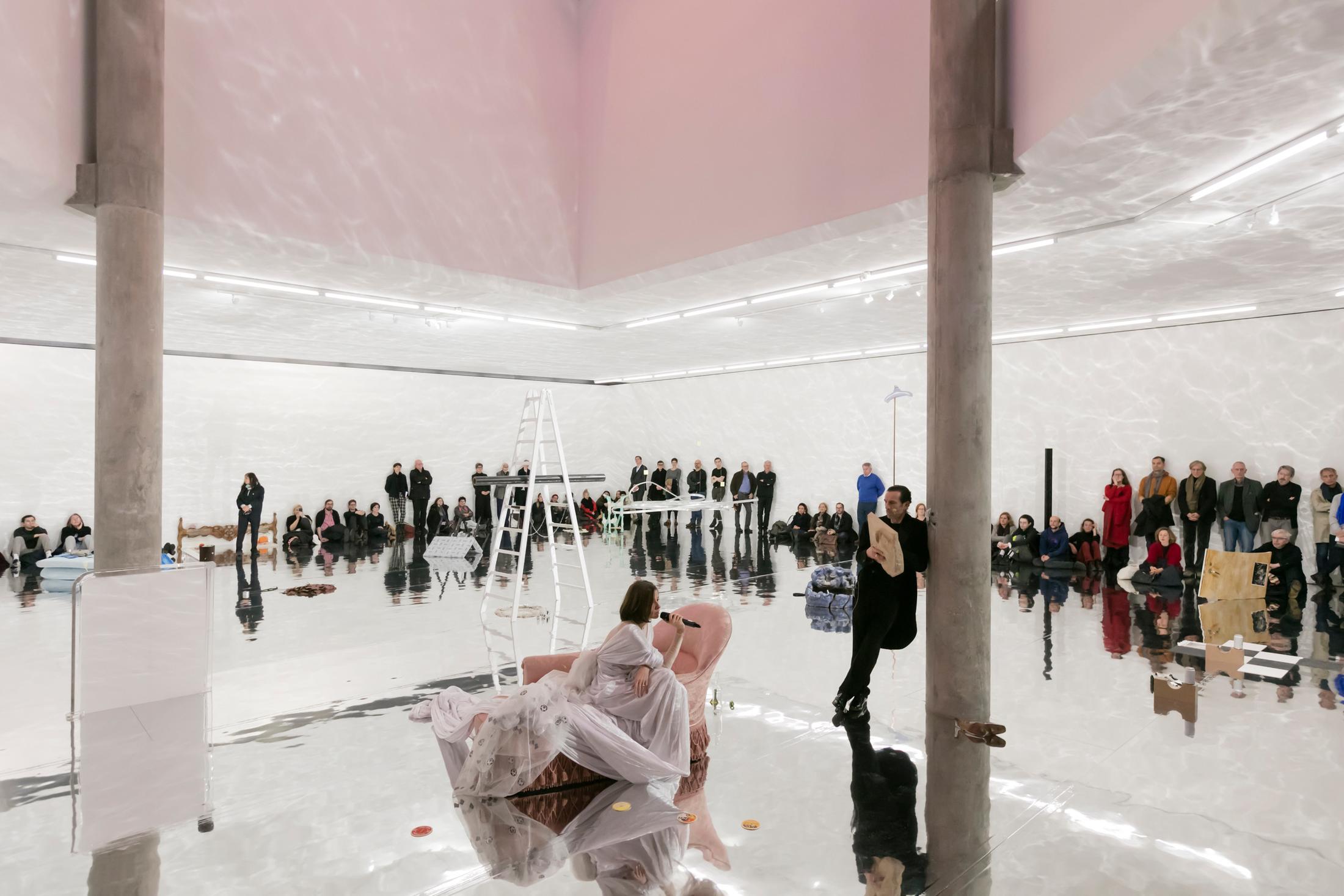 Exhibition View Sophie Jung «The Bigger Sleep» at Kunstmuseum Basel Gegenwart, 2018 / Photo: Julian Salinas