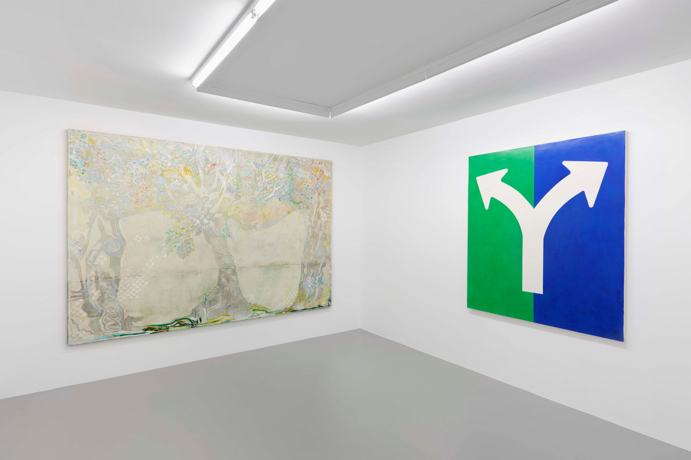 Exhibition View Sophie Reinhold Soloshow «Y» at GALERIE PHILIPPZOLLINGER, Zurich, 2020 / Photo: Conradin Frei / Courtesy: the artist and GALERIE PHILIPPZOLLINGER