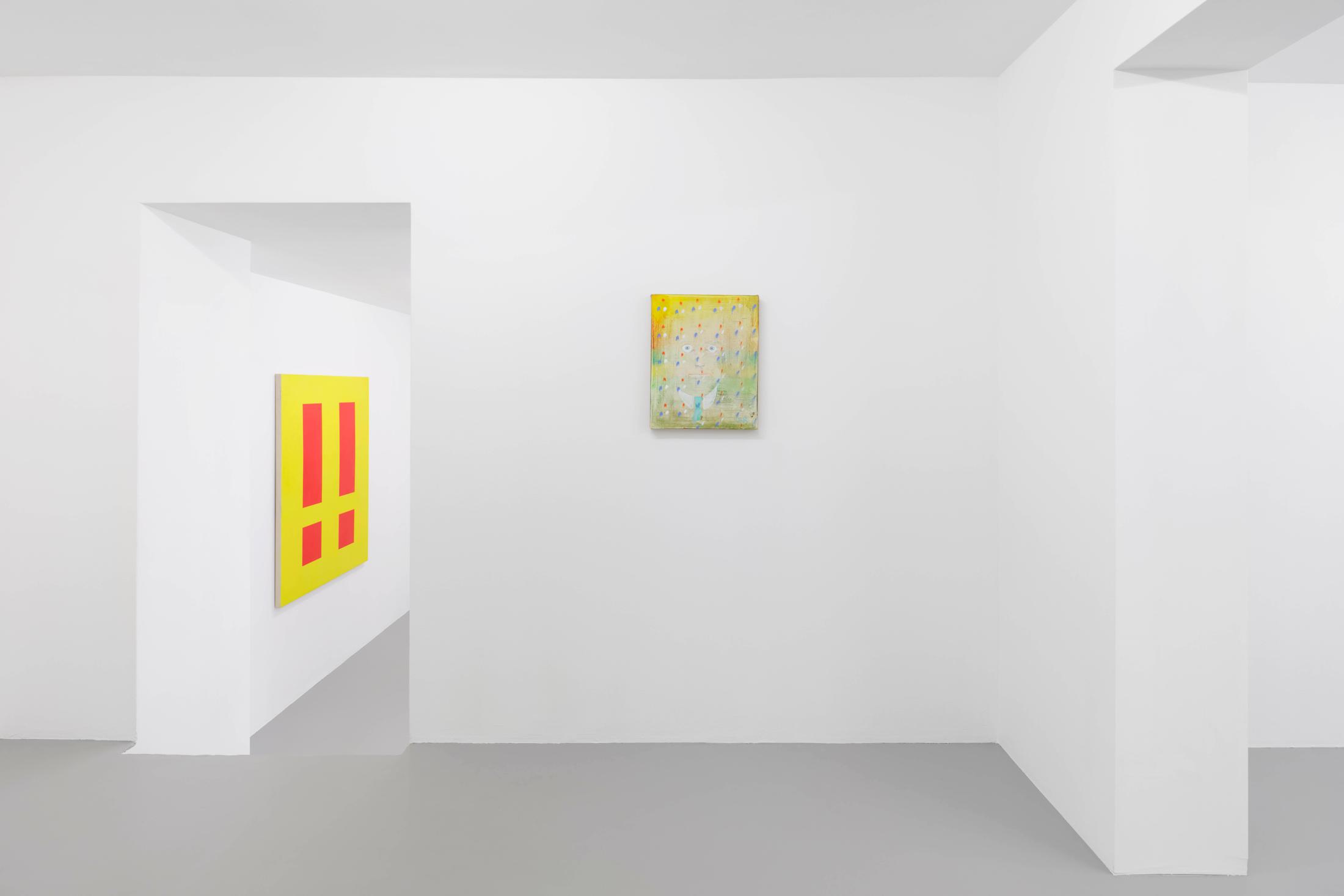 Exhibition View Sophie Reinhold Soloshow «Y» at GALERIE PHILIPPZOLLINGER, Zurich, 2020 / Photo: Conradin Frei / Courtesy: the artist and GALERIE PHILIPPZOLLINGER