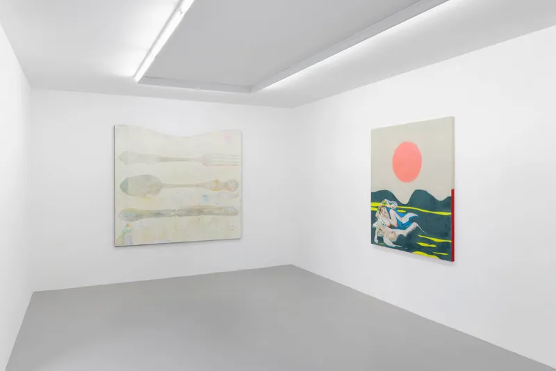 Exhibition View Sophie Reinhold Soloshow «Y» at GALERIE PHILIPPZOLLINGER, Zurich, 2020 / Photo: Conradin Frei / Courtesy: the artist and GALERIE PHILIPPZOLLINGER