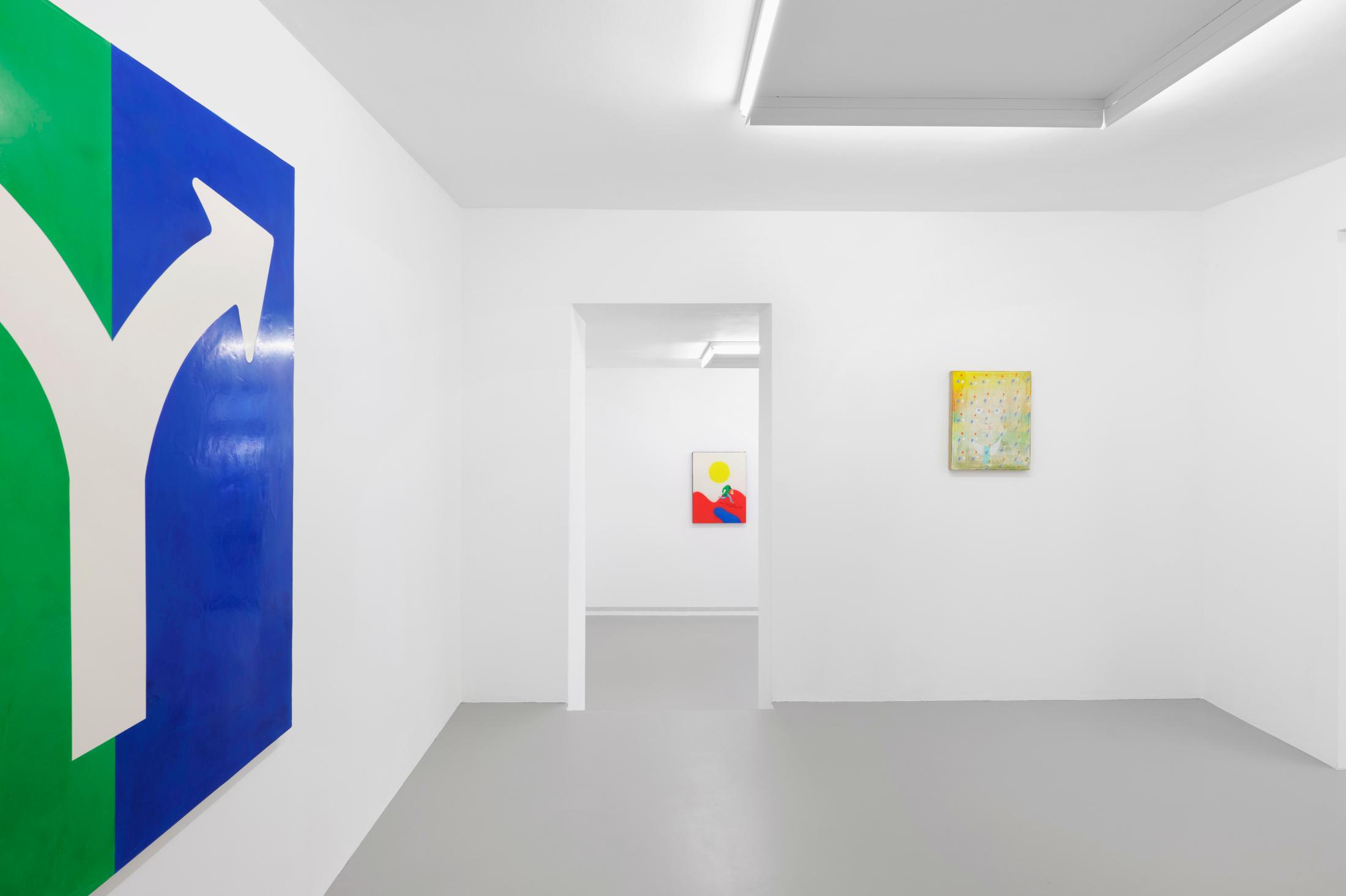 Exhibition View Sophie Reinhold Soloshow «Y» at GALERIE PHILIPPZOLLINGER, Zurich, 2020 / Photo: Conradin Frei / Courtesy: the artist and GALERIE PHILIPPZOLLINGER