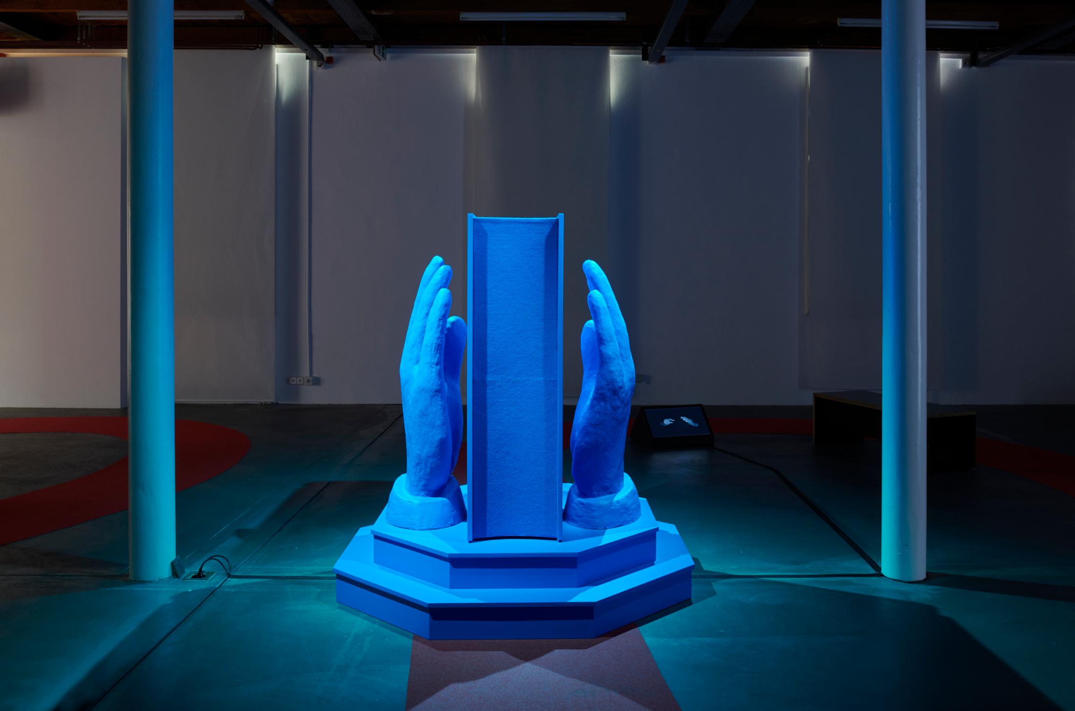 Exhibition View Soraya Lutangu Bonaventure and Alfatih Duo Exhibition «Window Seat» at Fri Art, 2021 / Photo: Guillaume Python / Courtesy: the artists and Fri Art Kunsthalle