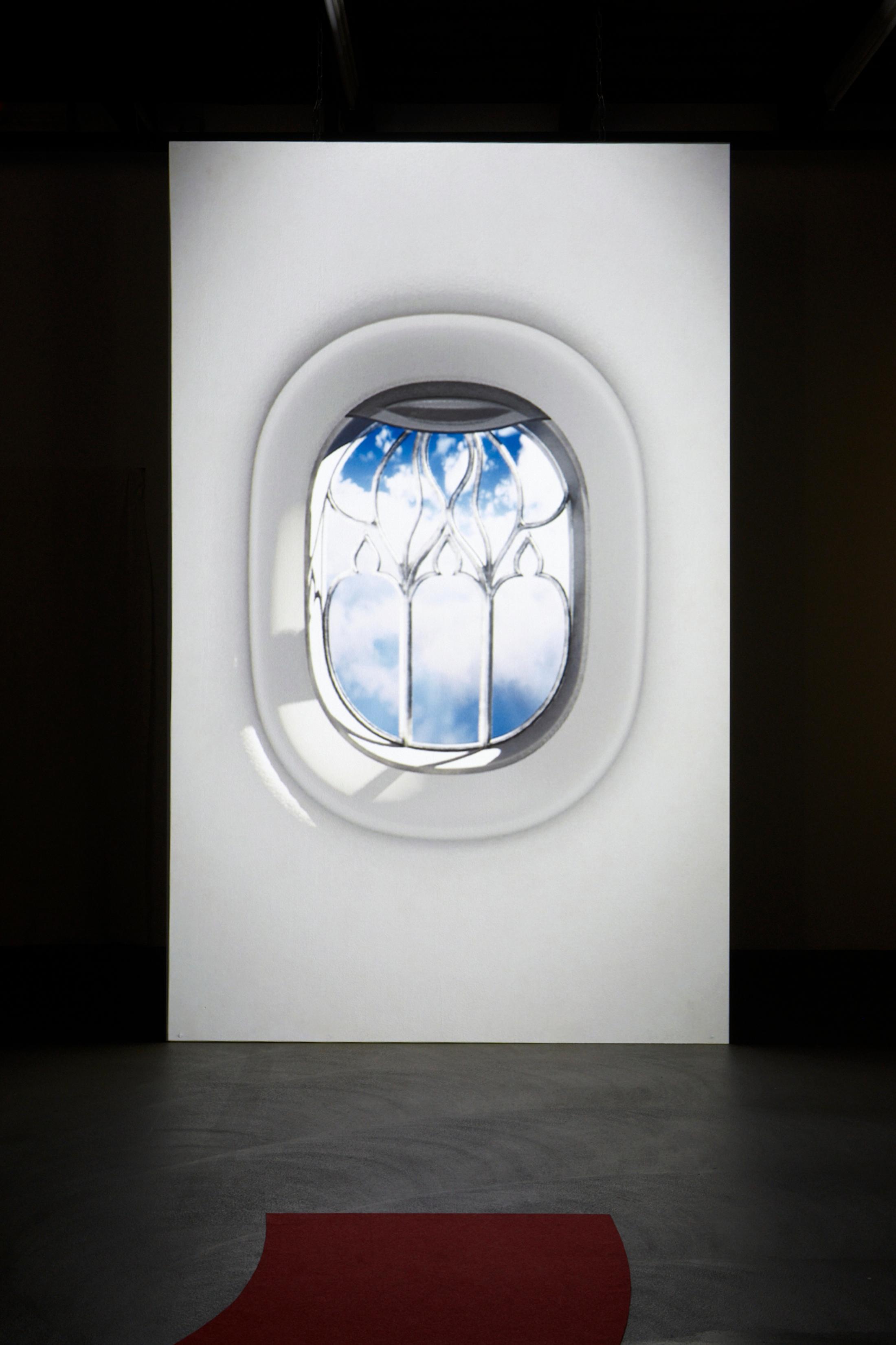 Exhibition View Soraya Lutangu Bonaventure and Alfatih Duo Exhibition «Window Seat» at Fri Art, 2021 / Photo: Guillaume Python / Courtesy: the artists and Fri Art Kunsthalle