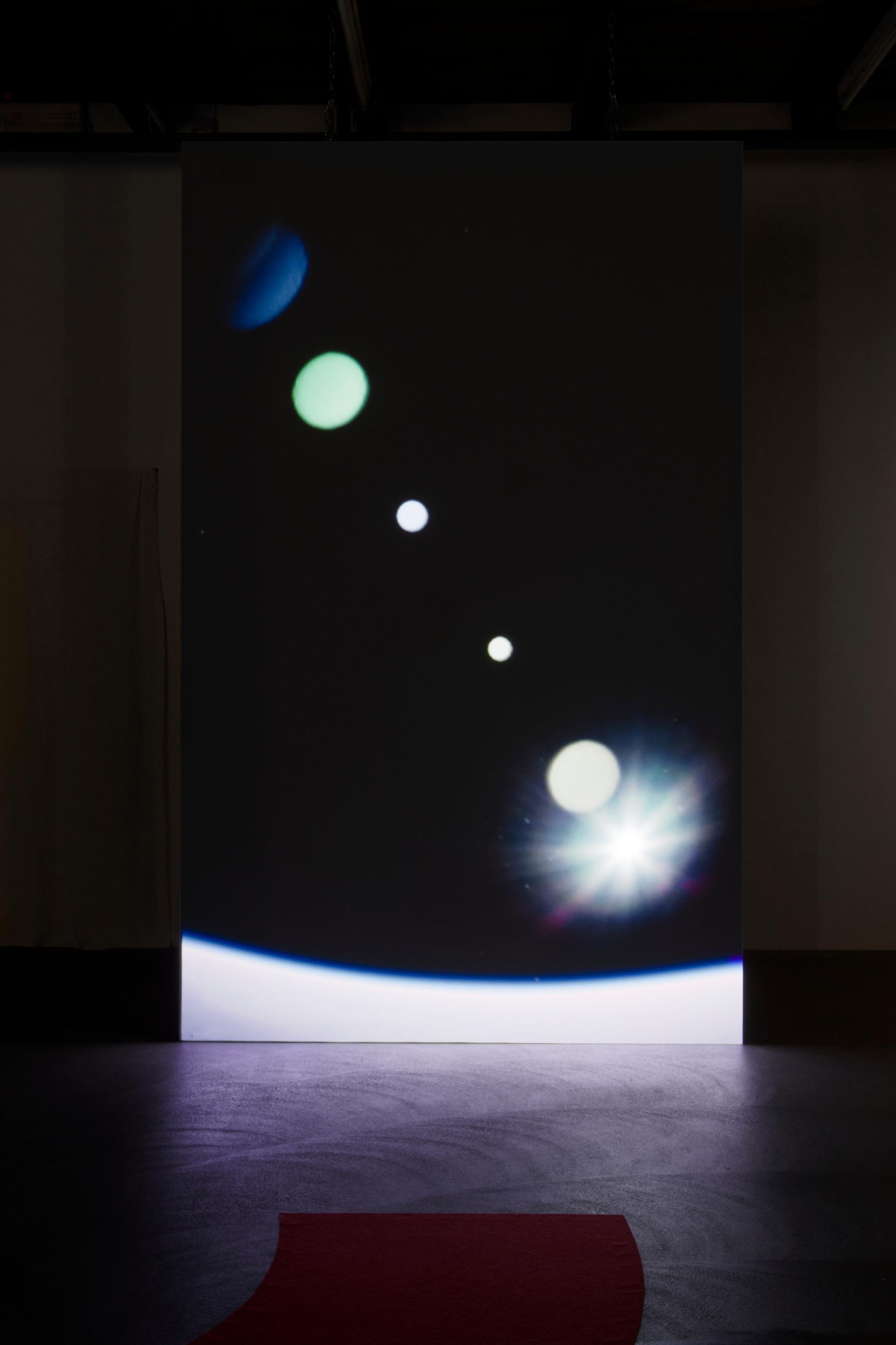 Exhibition View Soraya Lutangu Bonaventure and Alfatih Duo Exhibition «Window Seat» at Fri Art, 2021 / Photo: Guillaume Python / Courtesy: the artists and Fri Art Kunsthalle