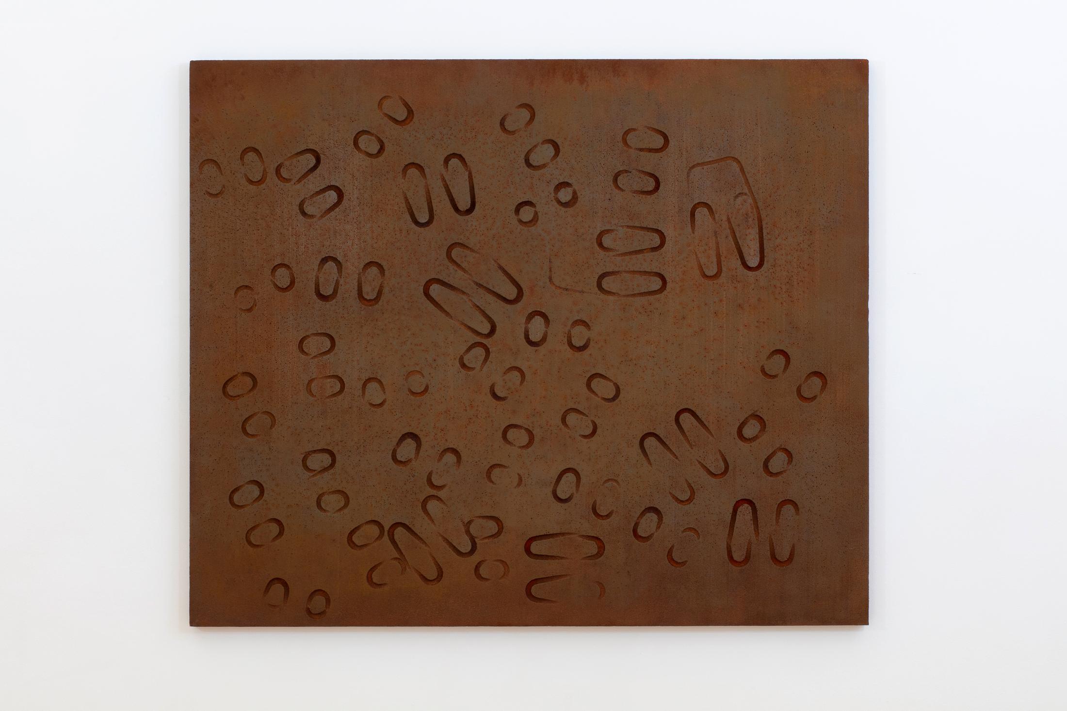 Exhibition View St. Andreas Slominski Solo Show «View on St. Andreas Slominski, Ohne Titel, 2015/2022» at Kunstmuseum St. Gallen, St. Gallen, 2022 / Photo: Stefan Rohner / Courtesy: the artist and Kunstmuseum St. Gallen