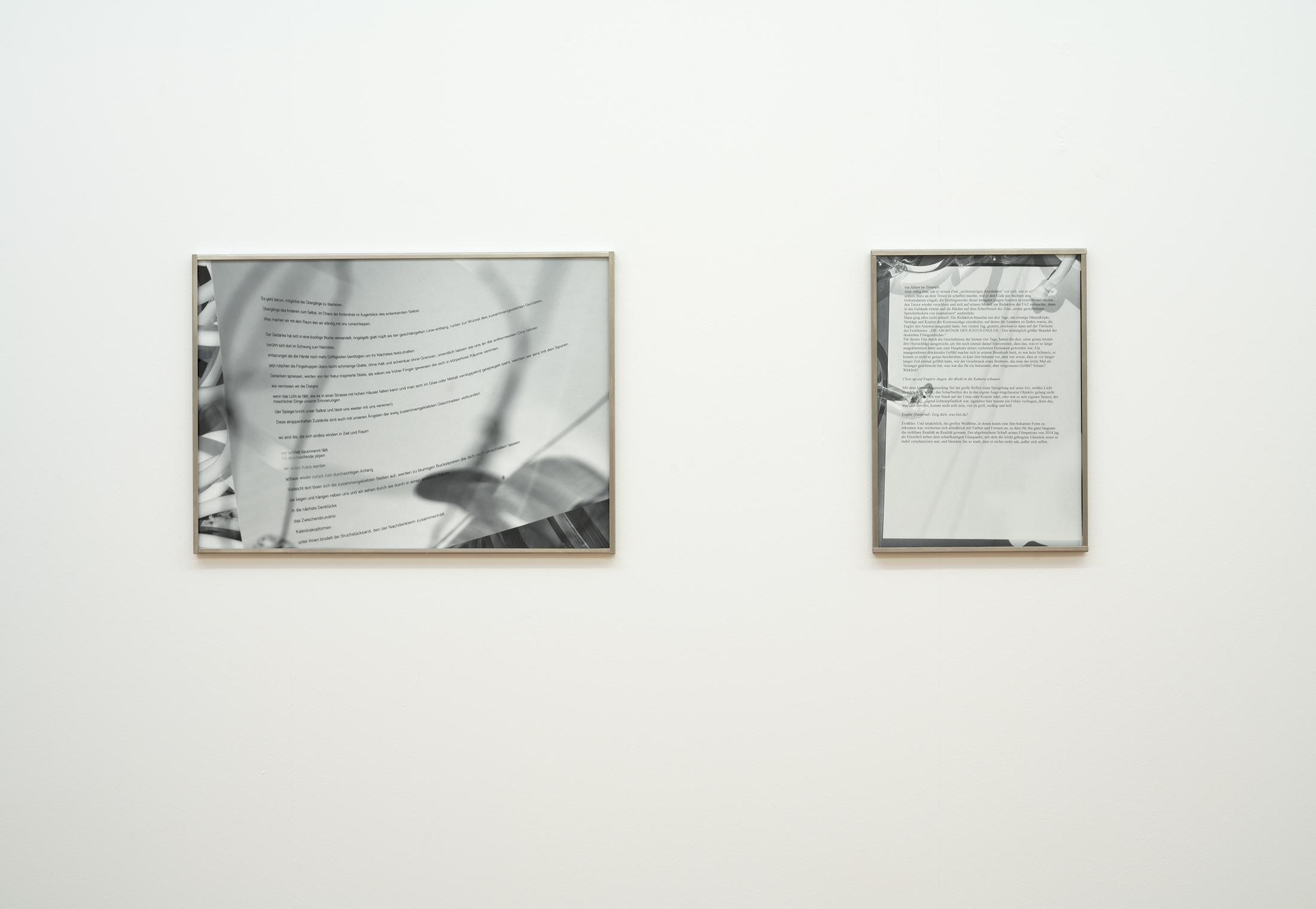 Exhibition View Stefan Burger Soloshow «Baden-Baden» at Kirchgasse, Steckborn, 2020 / Courtesy: the artist and Kirchgasse