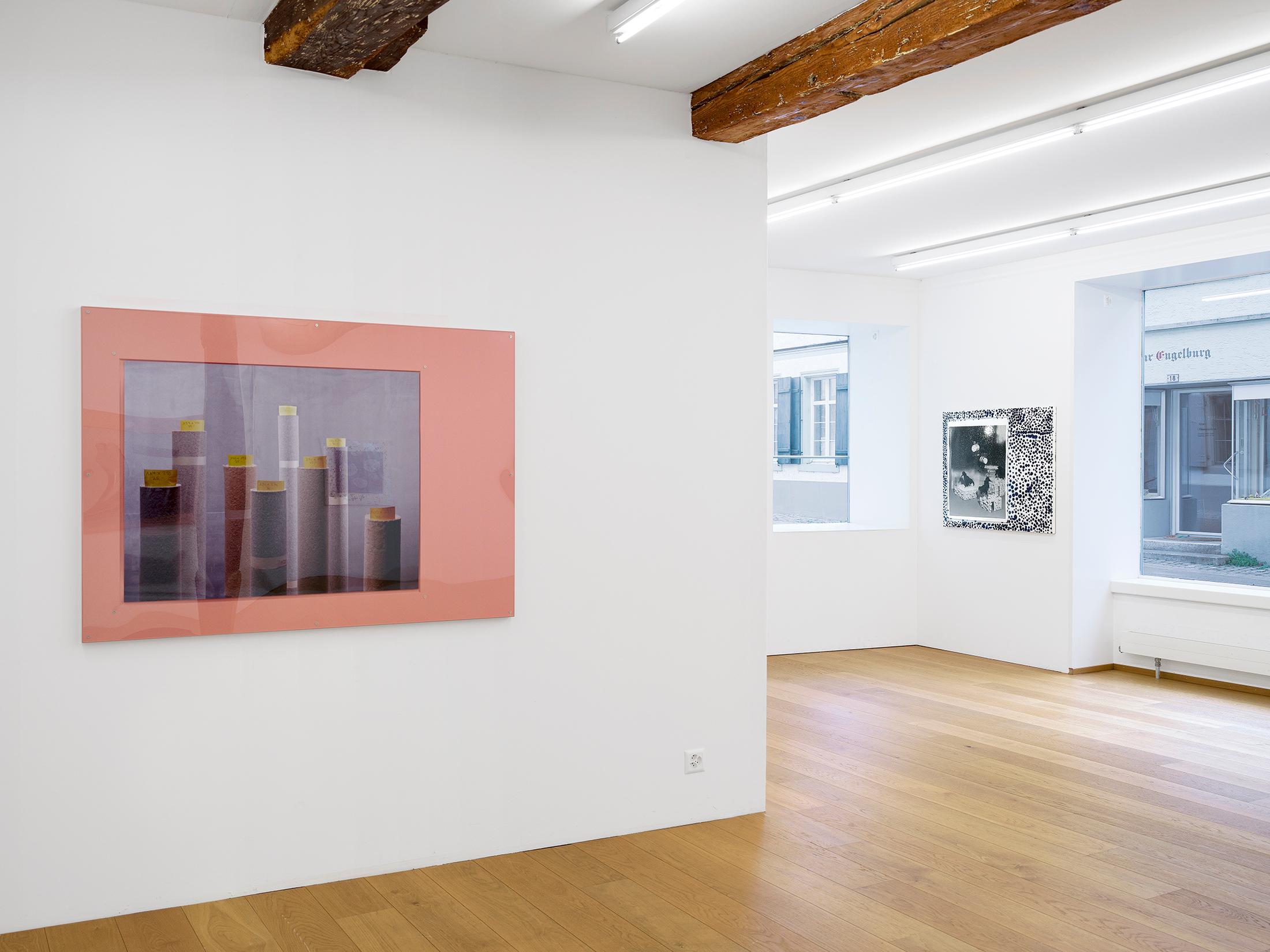 Exhibition View Stefan Burger Solo Show «Softbox» at Kirchgasse Gallery, Steckborn, 2023 / Photo: Cedric Mussano / Courtesy: the artist and Kirchgasse Gallery