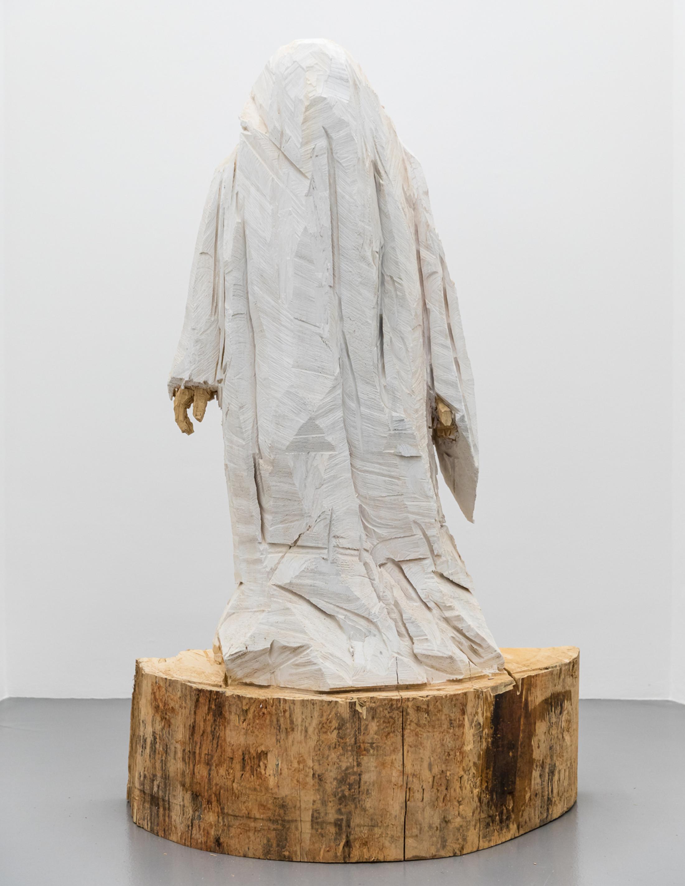 Exhibition View Stephan Balkenhol Soloshow (view on Ghost, 2019) at Mai 36, Zurich, 2019 / Courtesy: the artist and Mai 36