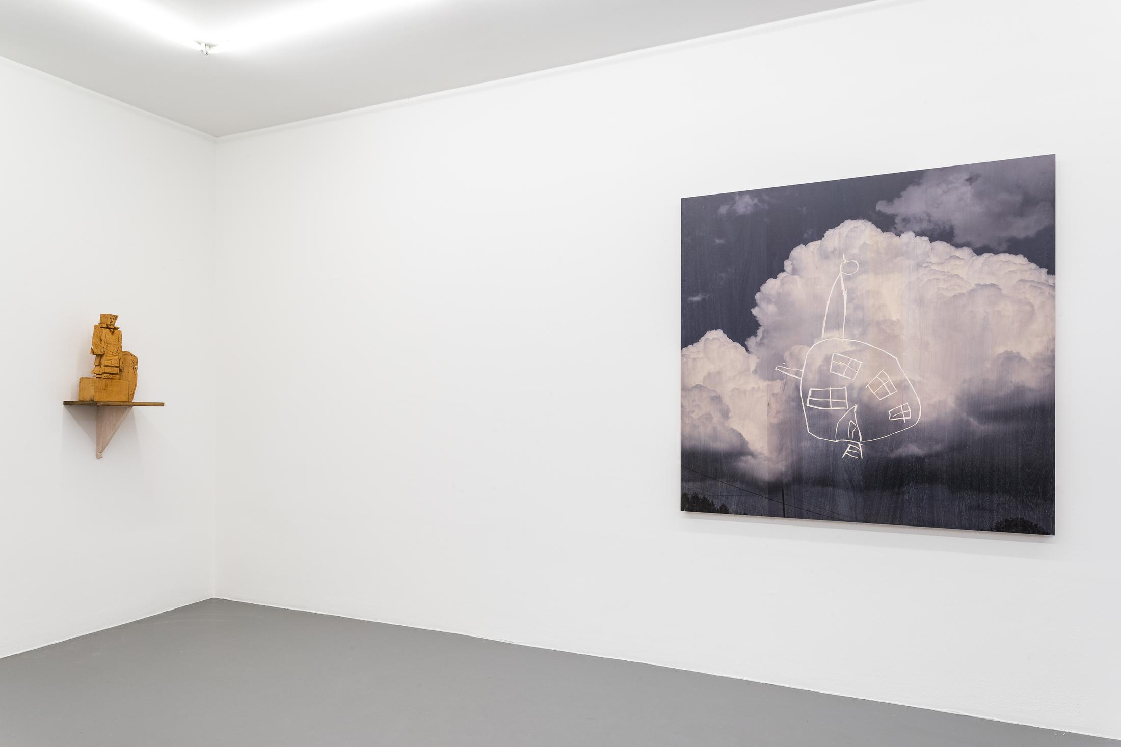 Exhibition View Stephan Balkenhol Soloshow at Mai 36, Zurich, 2019 / Courtesy: the artist and Mai 36