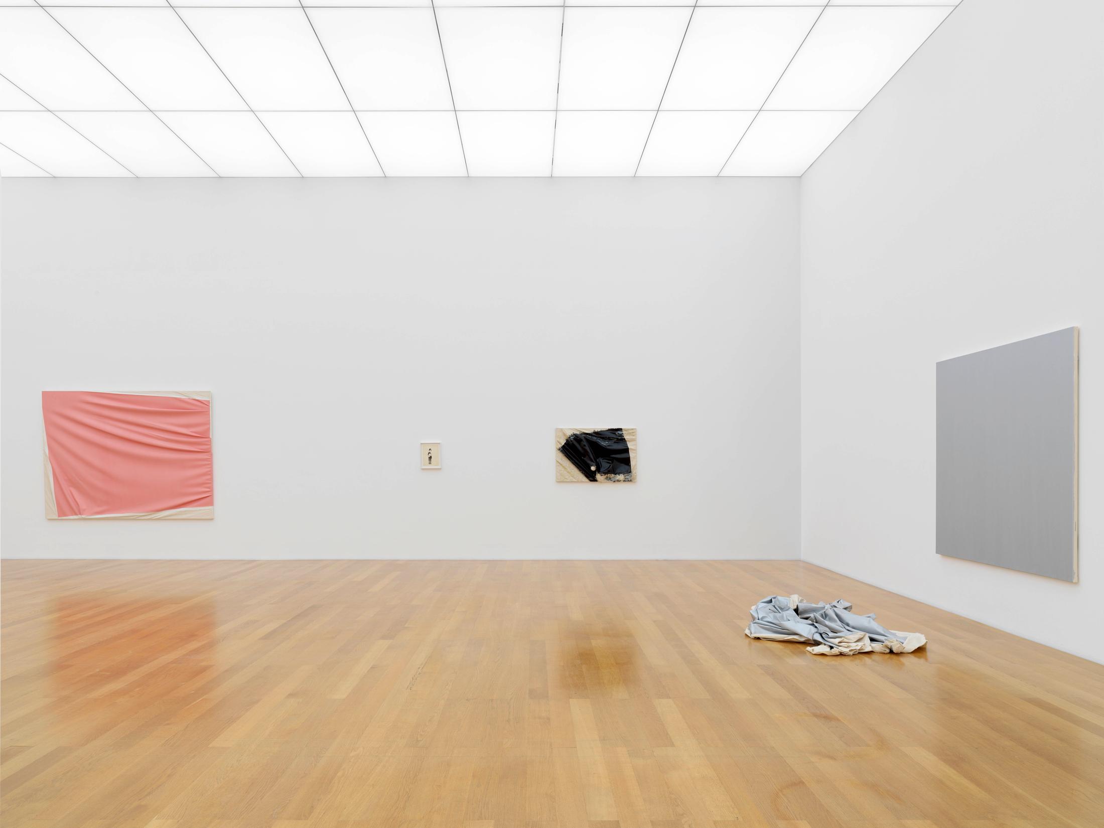 Exhibition View Steven Parrino Soloshow «Nihilism Is Love» at Kunstmuseum Liechtenstein, Liechtenstein, 2020 / Photo: Stefan Altenburger / © Kunstmuseum Liechtenstein / Courtesy: the artist and Kunstmuseum Liechtenstein